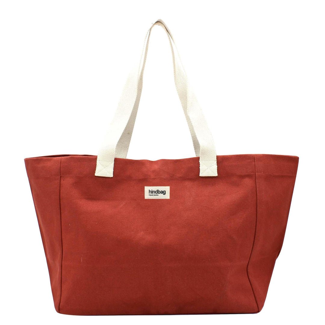 Cotton tote bag HINDBAG Red