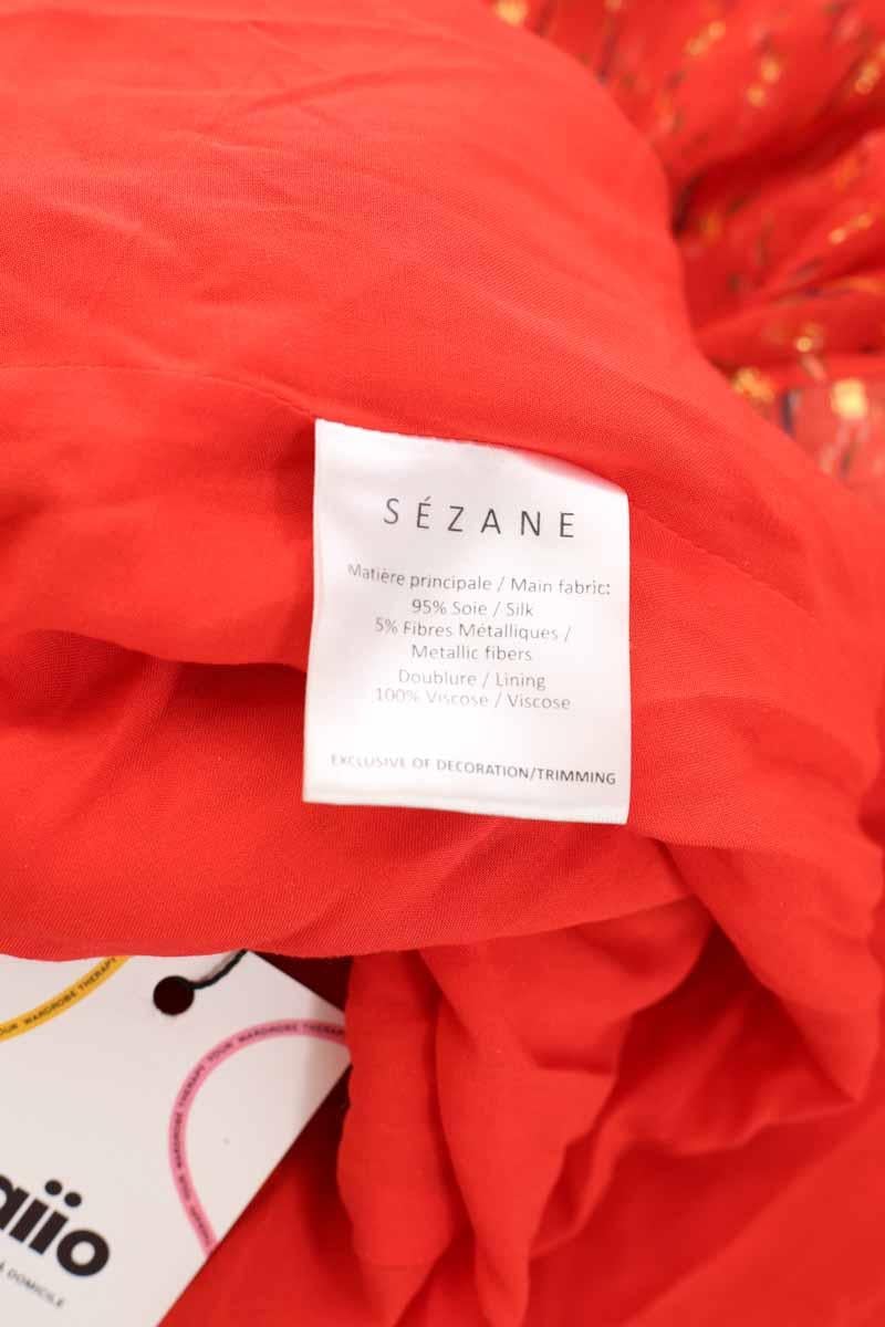 Polo shirt SEZANE - Seconde main Red