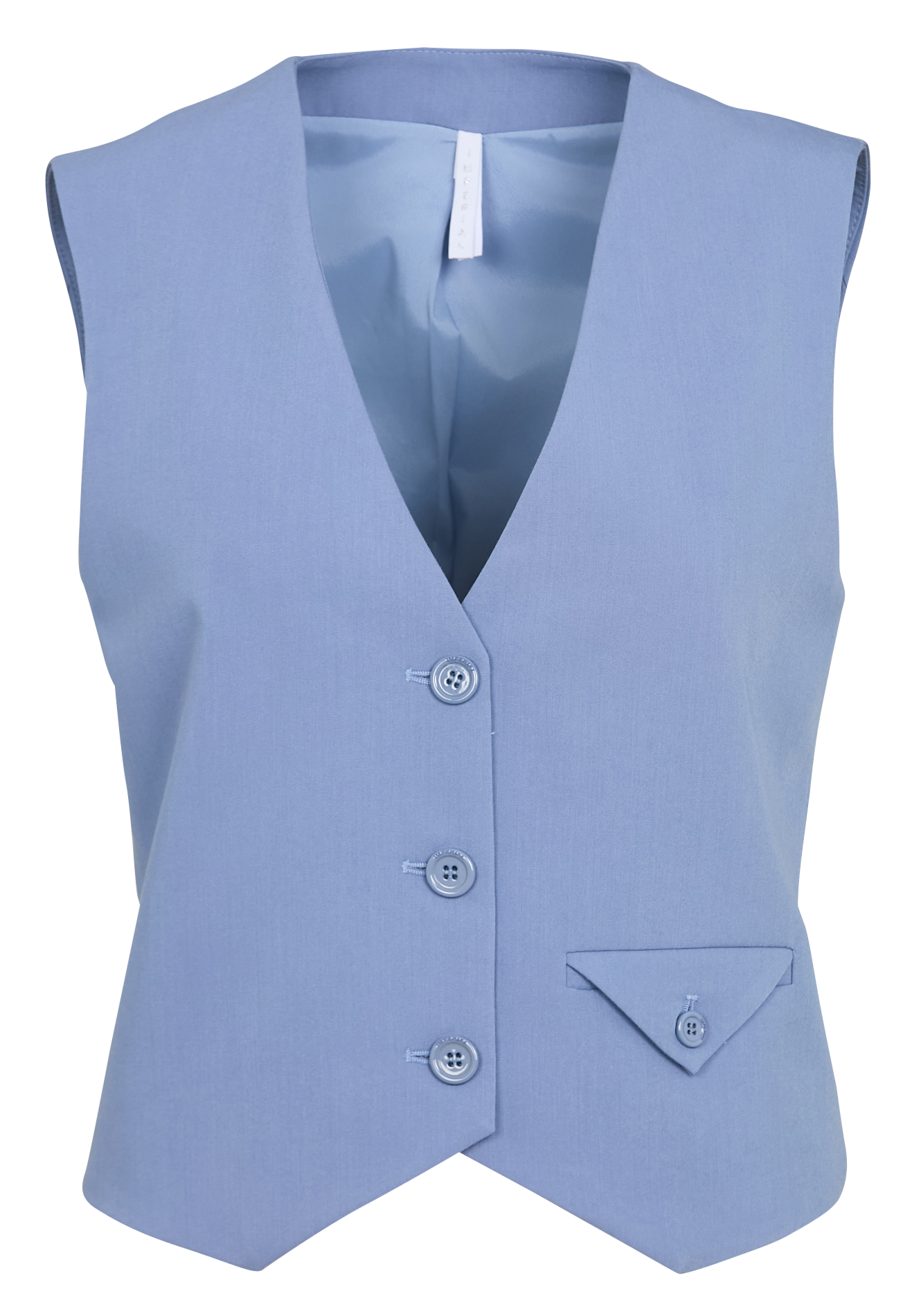 Straight tailored vest IMPERIAL Pink