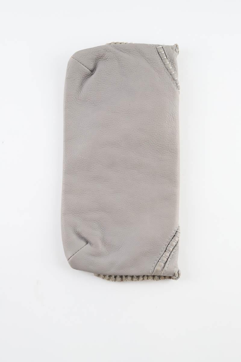 Leather bag ANTIK BATIK - Seconde Main Grey