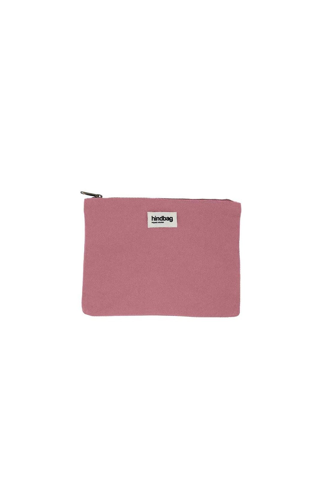 Cotton clutch bag HINDBAG Pink