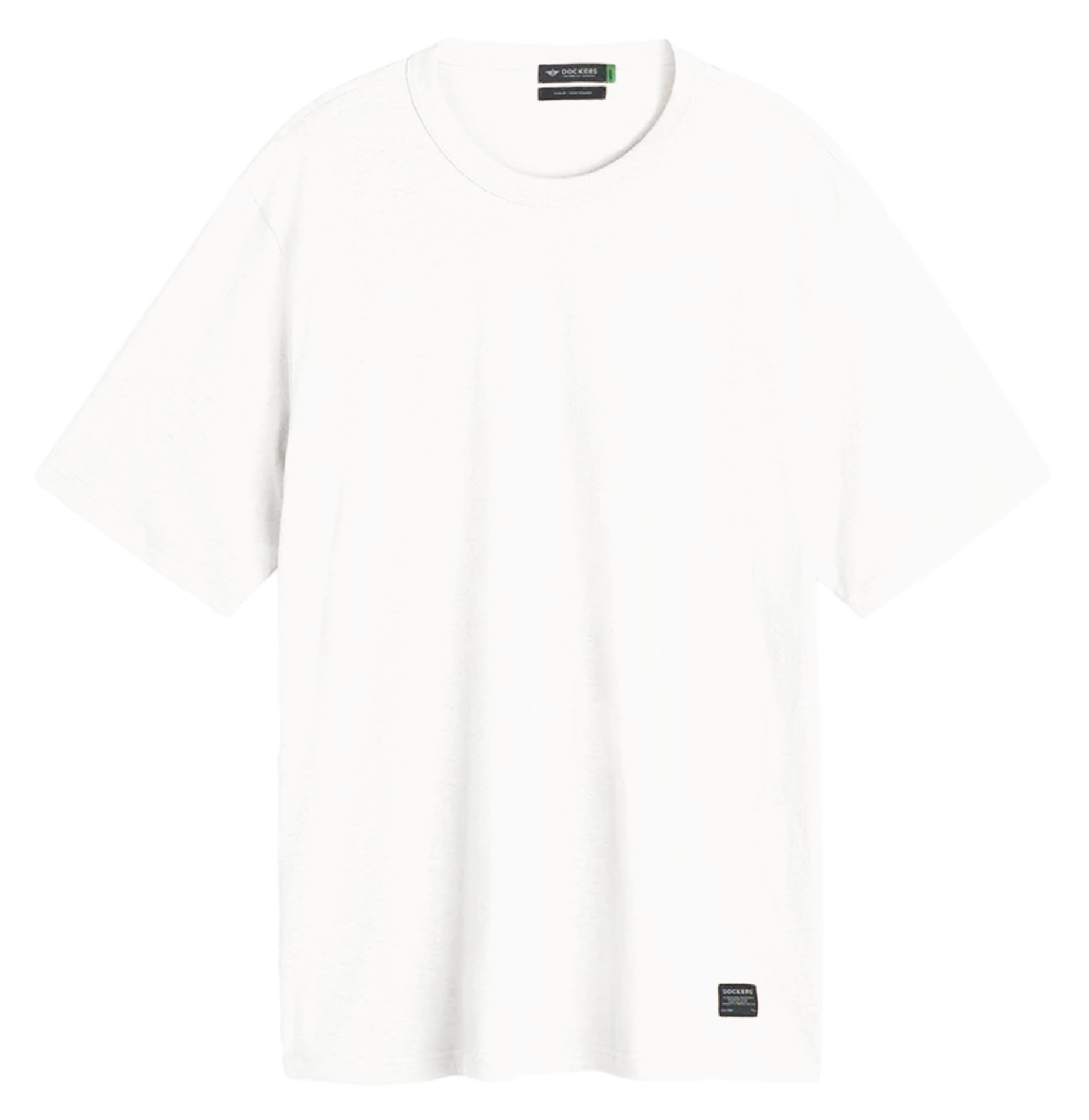 Tee-shirt droit en coton mélangé DOCKERS Blanc