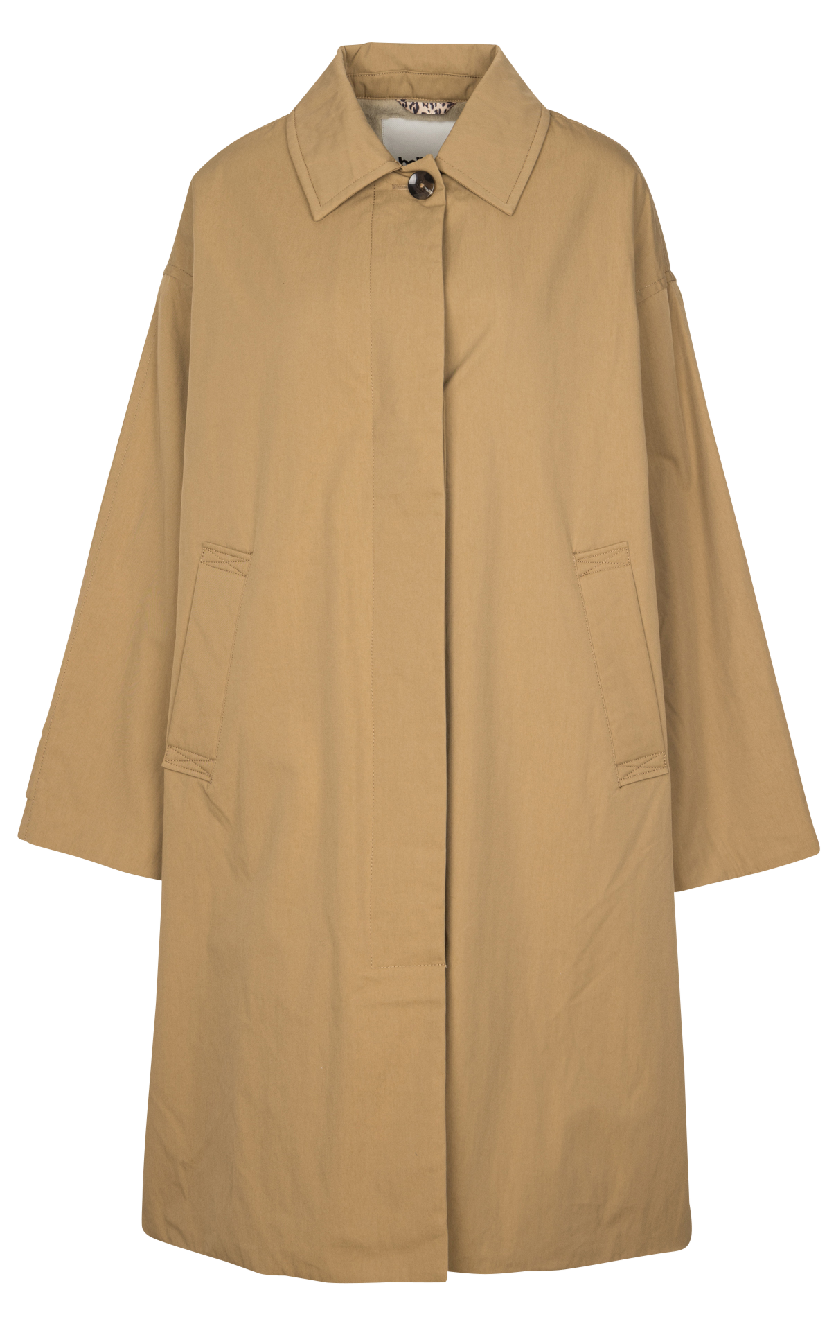 Oversized trenchcoat | katoenblend BELLEROSE Beige