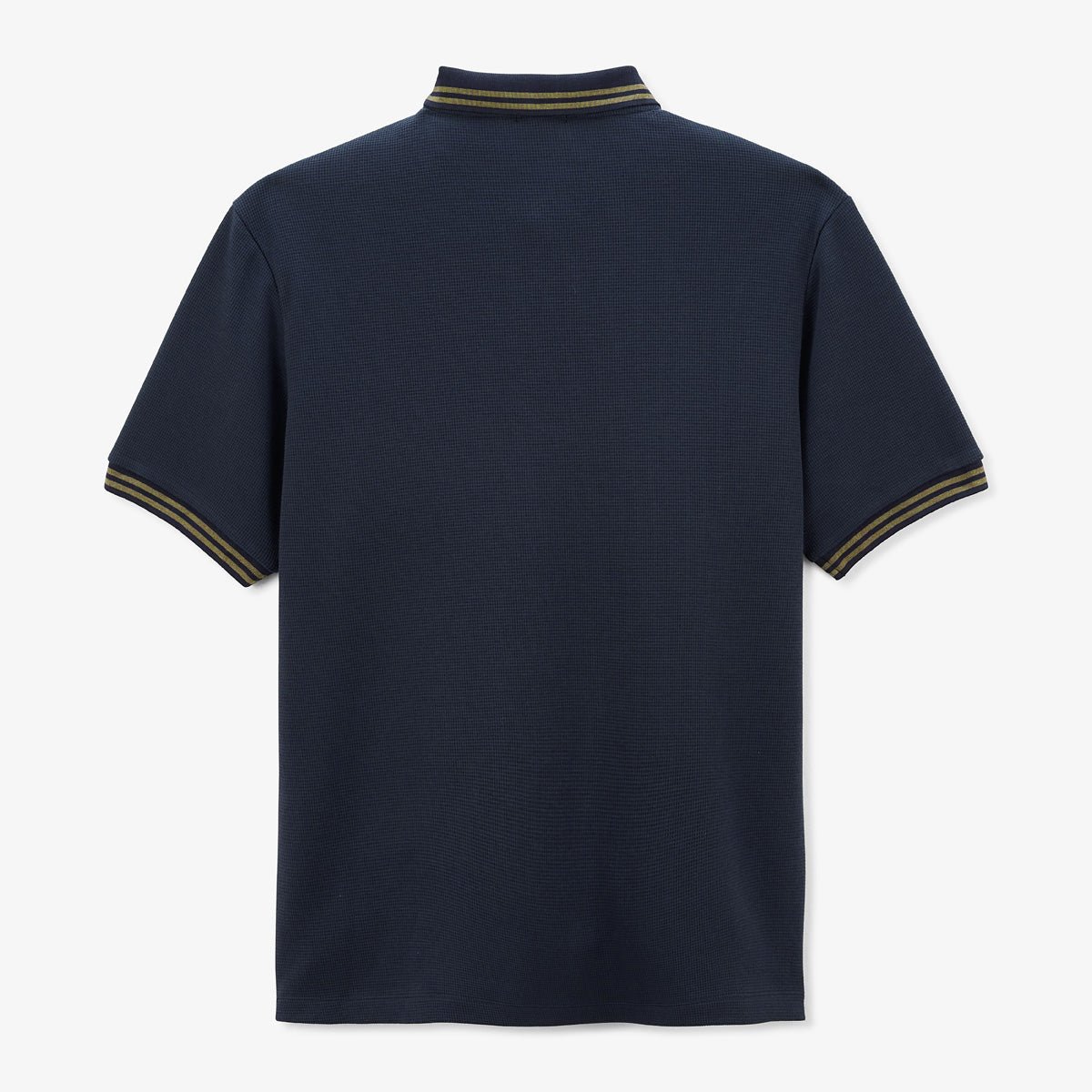 Short-sleeved waffle fabric polo SERGE BLANCO Blue