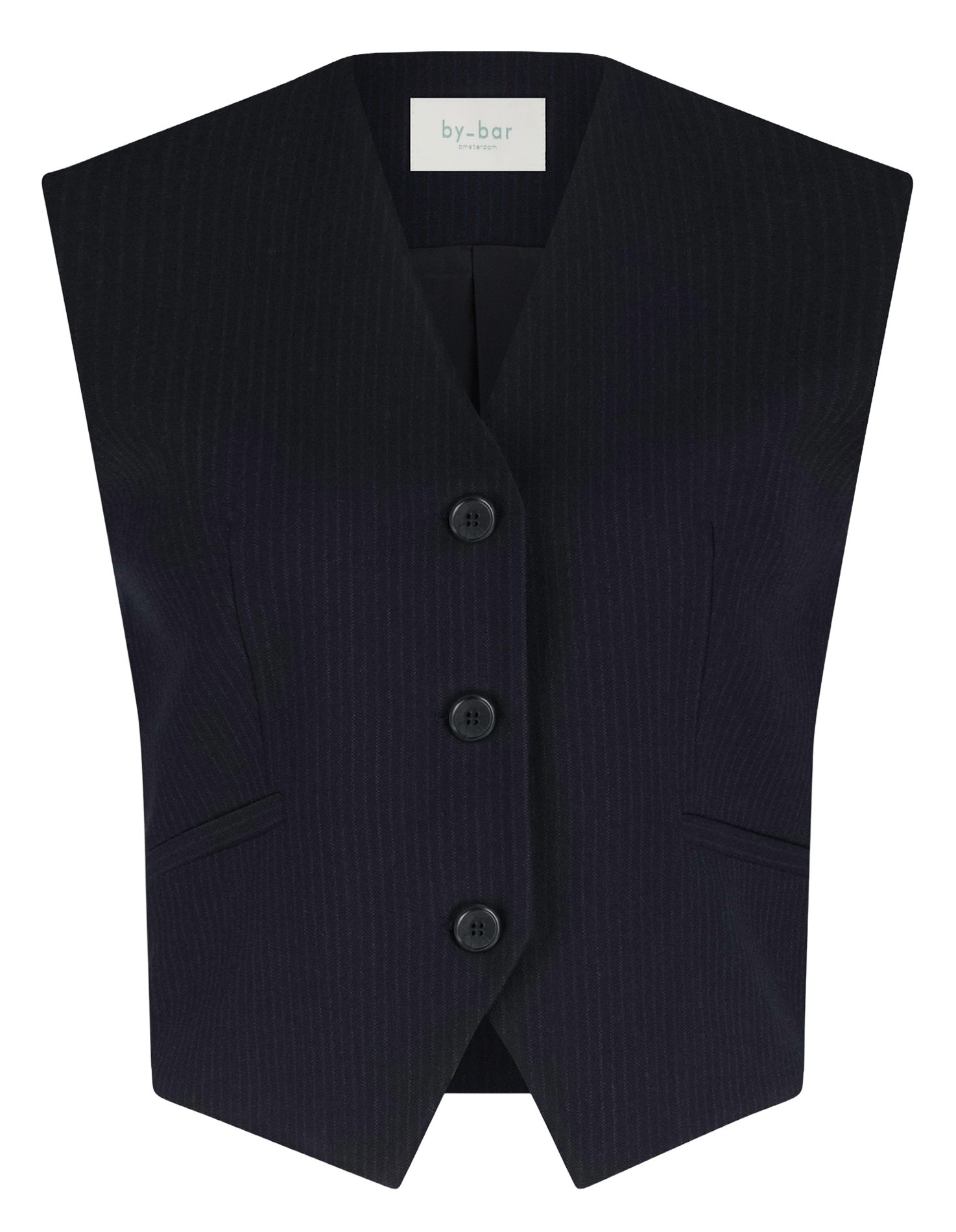 Gilet sans manches à rayures BY BAR Bleu