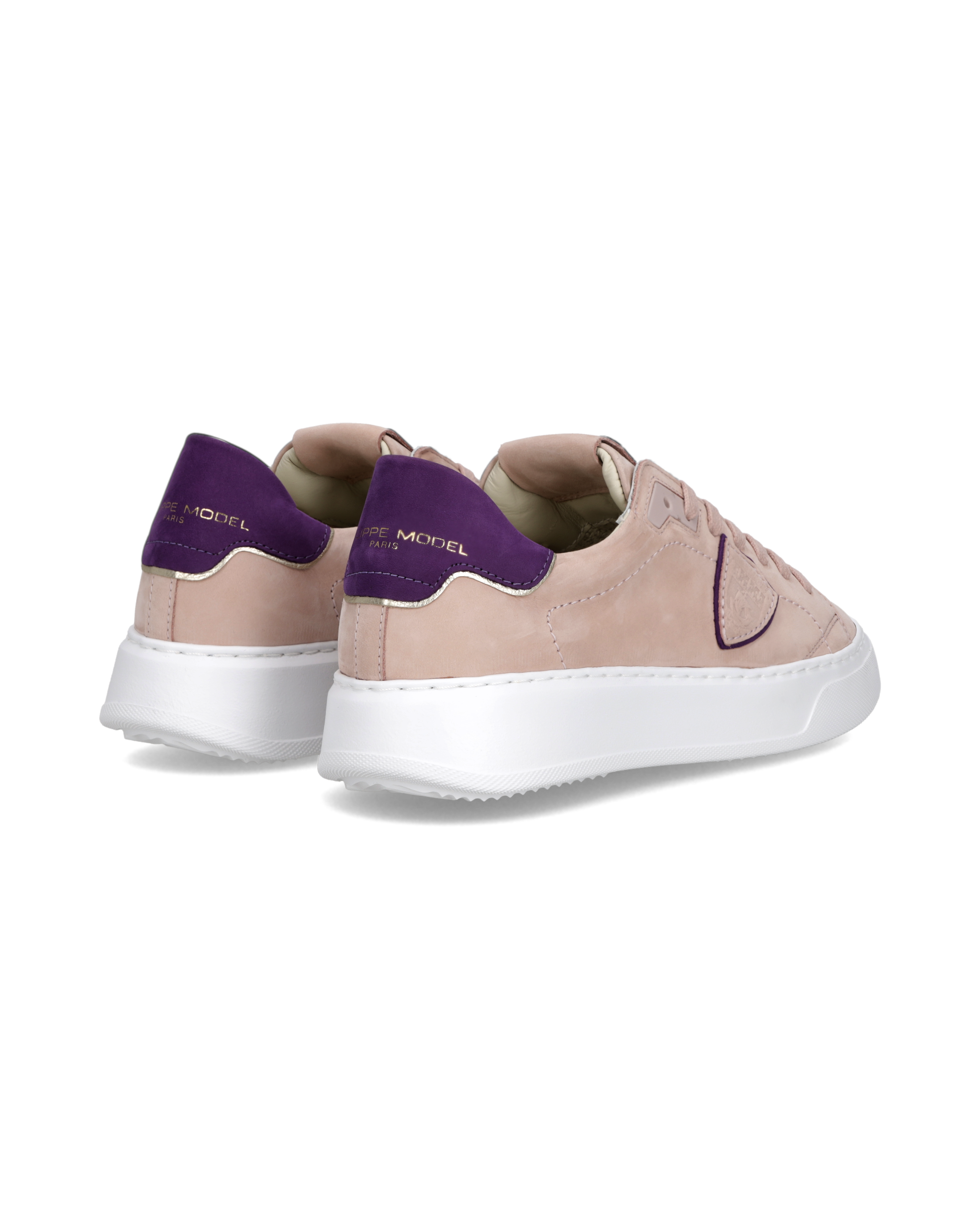 Tennis Temple Sneakers. PHILIPPE MODEL Purple