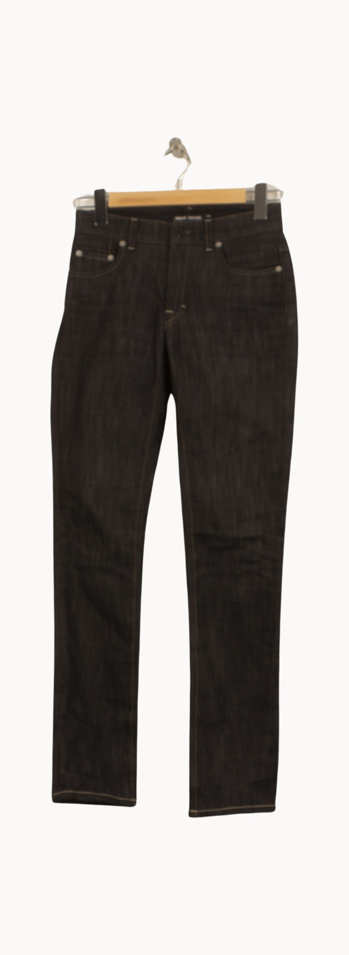 Cropped slim jeans with studs FILIPPA K - Seconde Main Blue