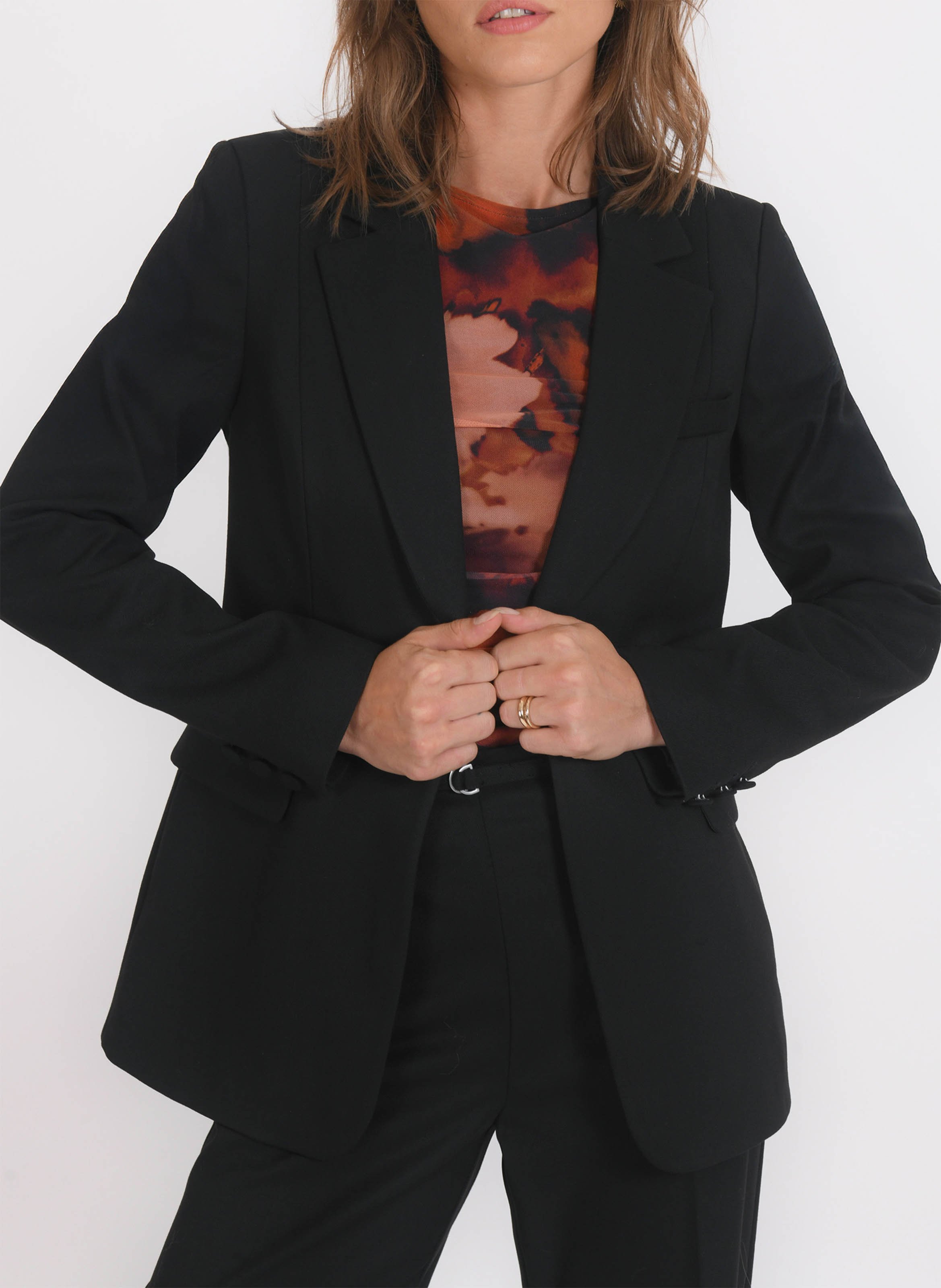 Veste cintrée col taillleur KOOKAI Noir