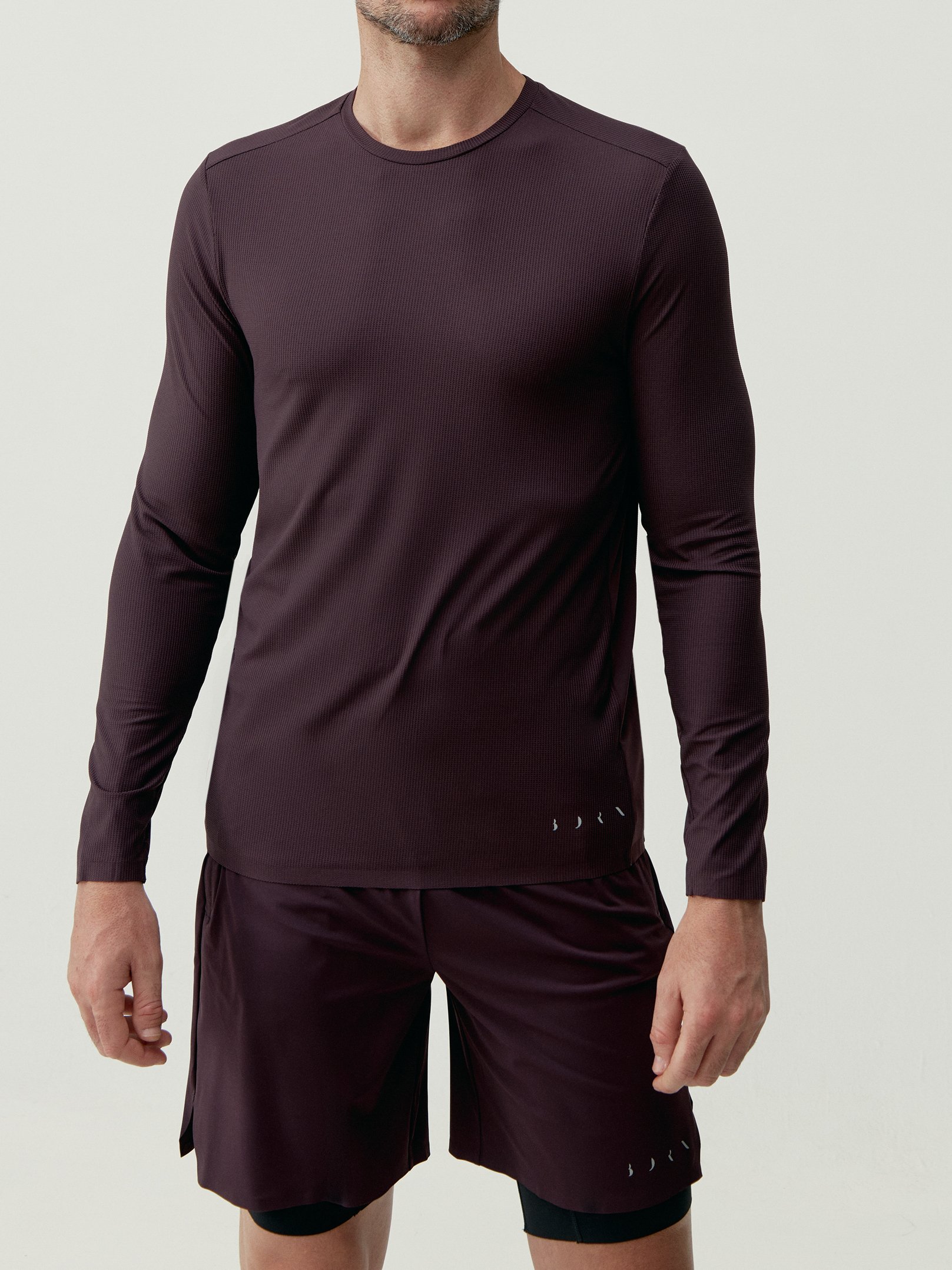 Short-sleeve performance sports T-shirt BORN LIVING YOGA Red