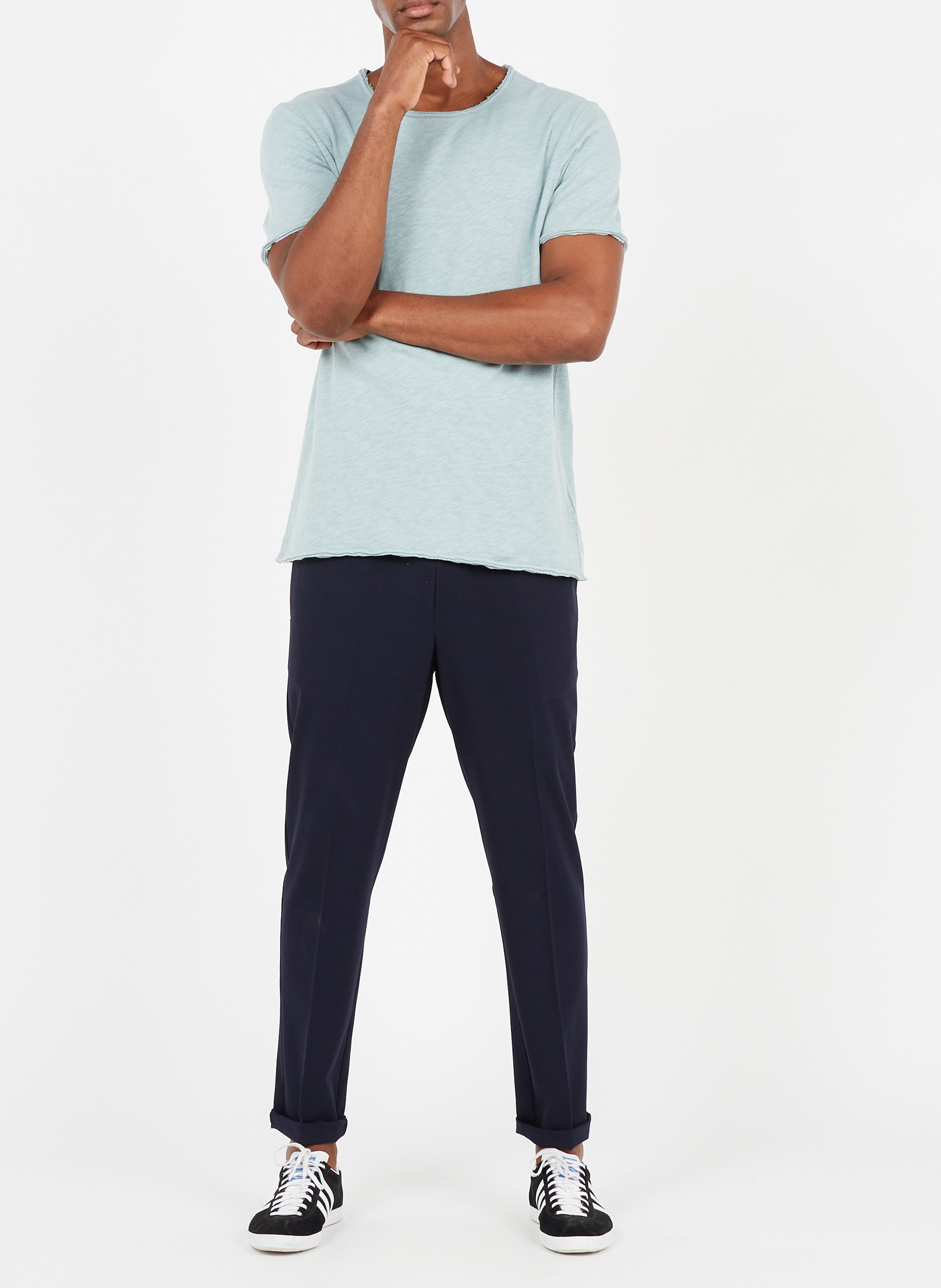 Gerade geschnittene Hose SAMSOE SAMSOE Blau