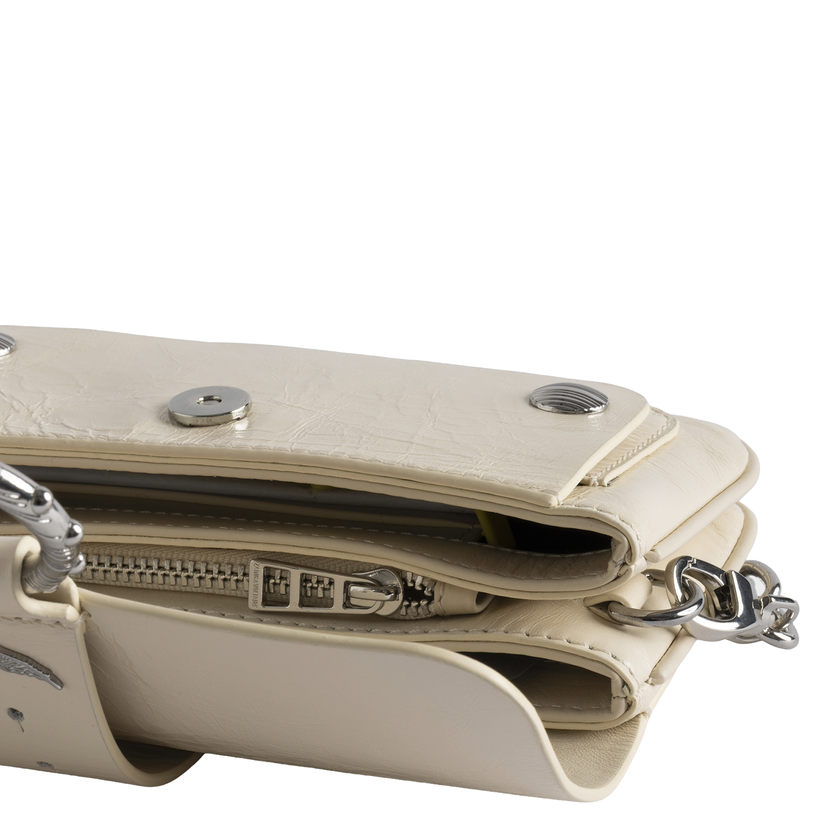 Mini sac en cuir effet vintage ZADIG&VOLTAIRE Blanc