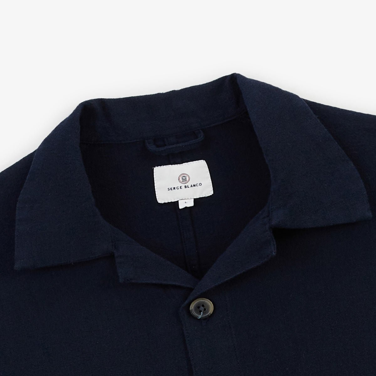 Cotton utility jacket SERGE BLANCO Blue