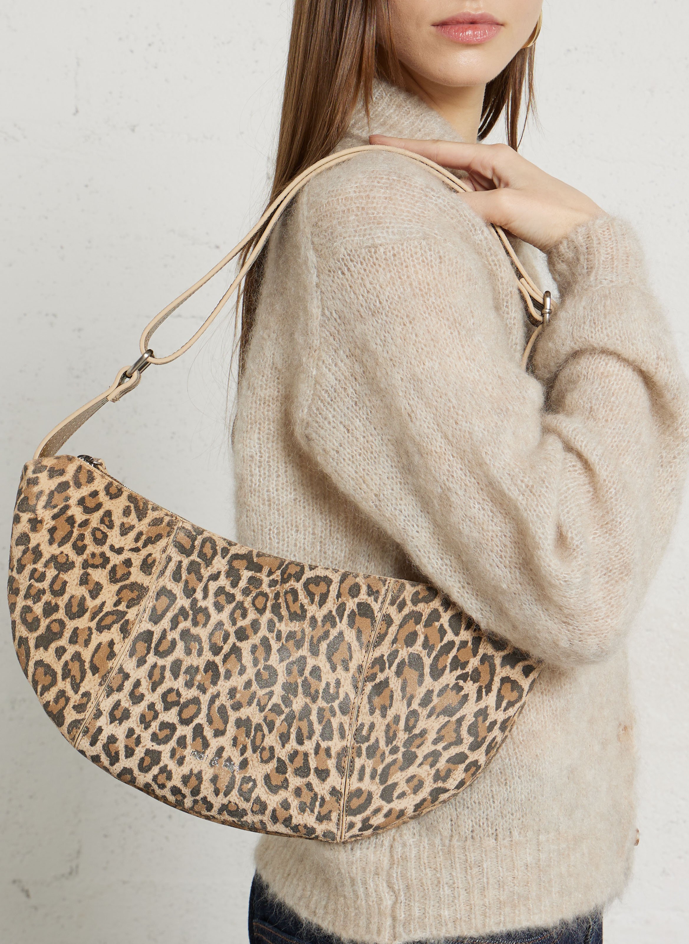 Leopard Umhängetasche NAT & NIN Braun