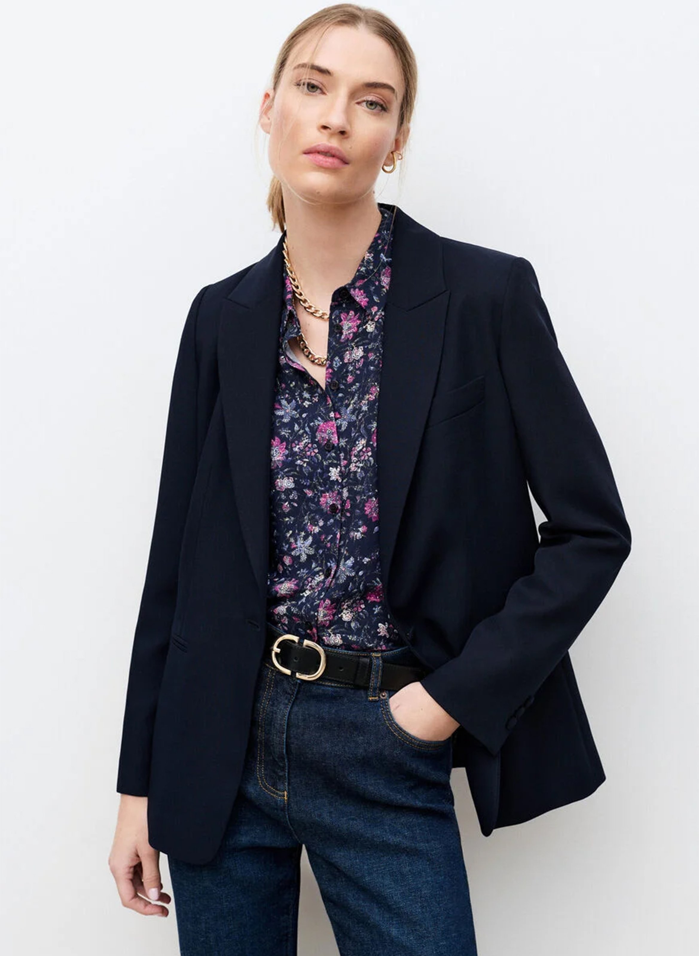 Veste tailleur droite CAROLL