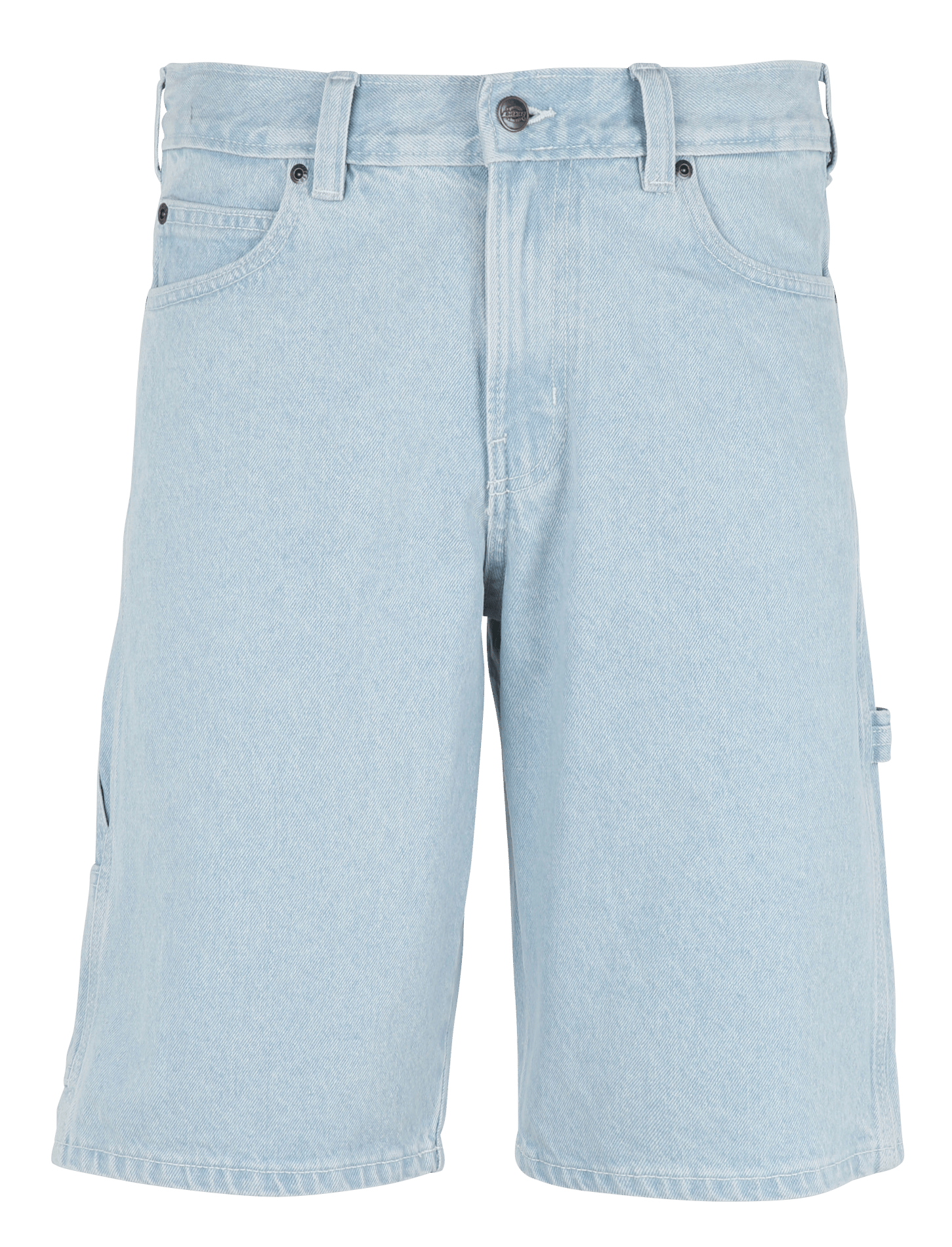 High-waisted straight-cut denim shorts DICKIES Blue