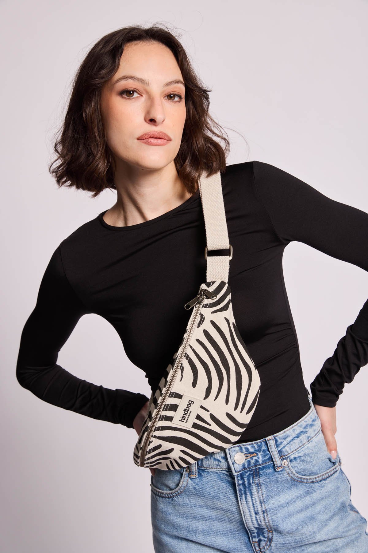 Sac banane olivia HINDBAG Beige