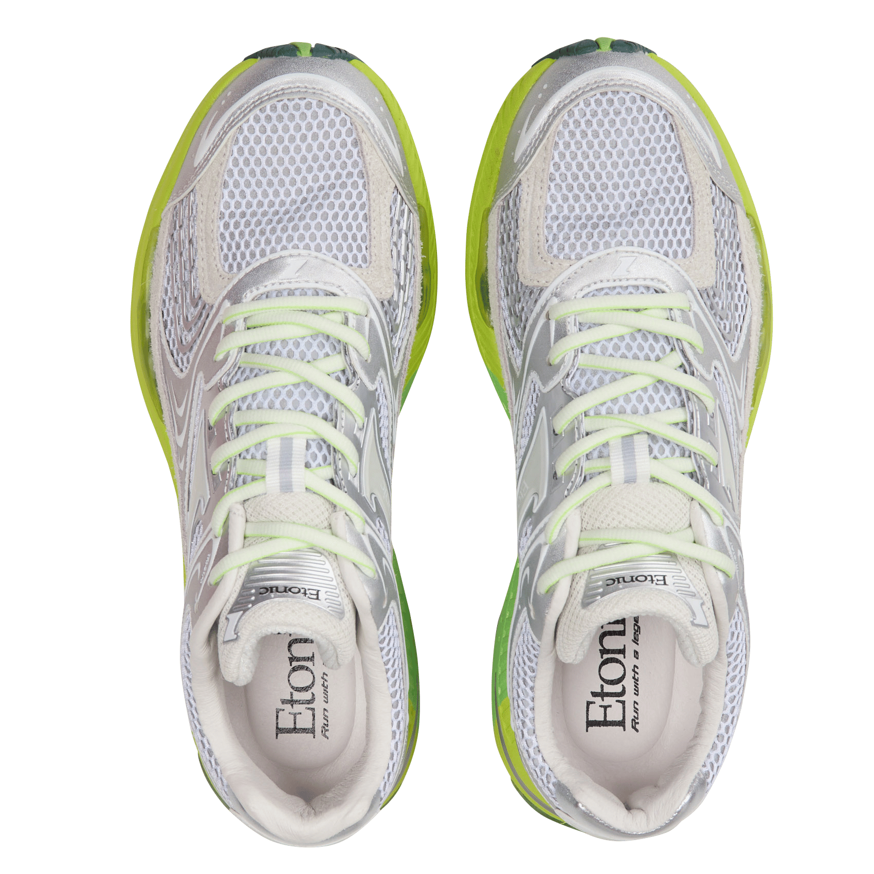 Flache Sneaker zum Schnüren ETONIC Gelb