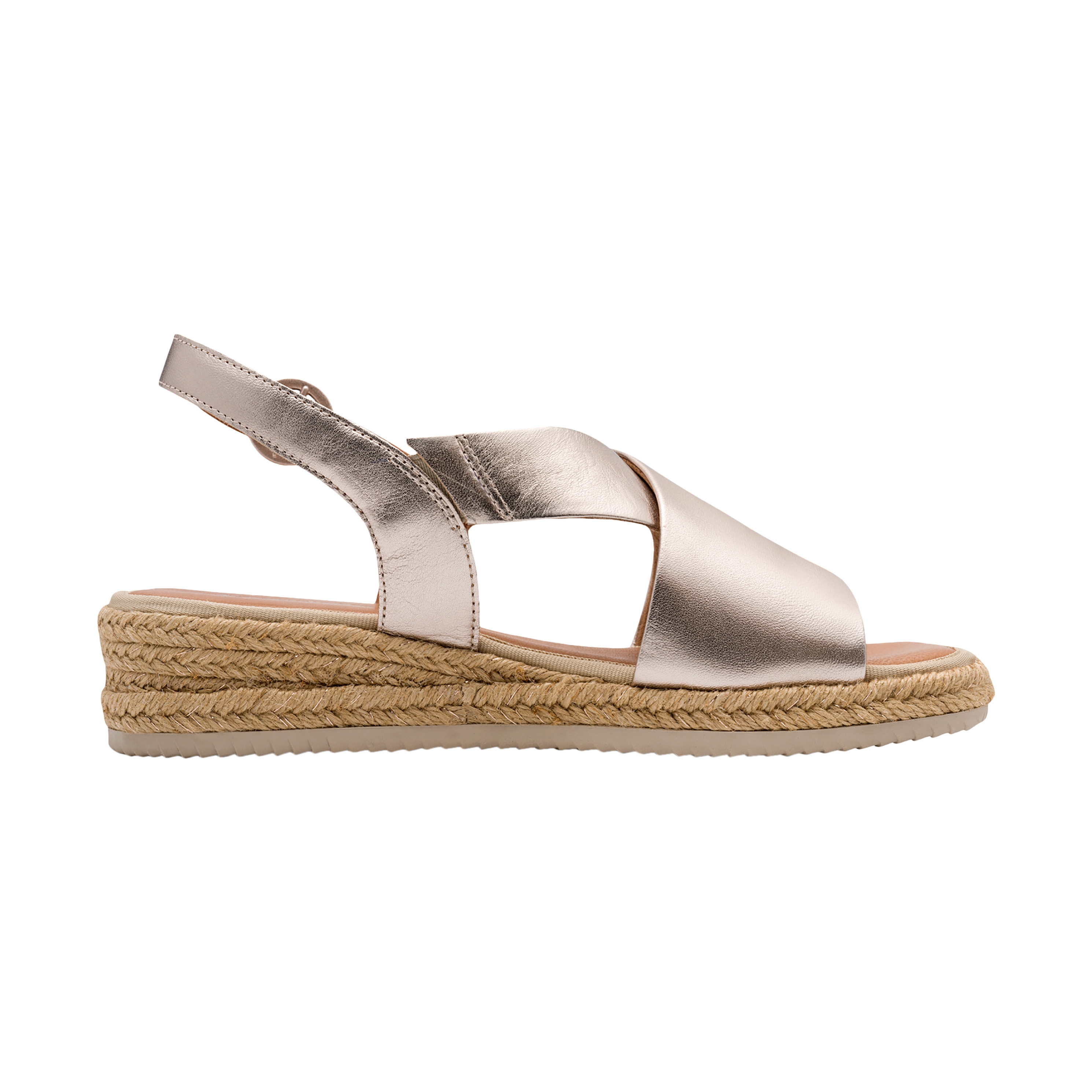 Comfort leather wedge sandals TAMARIS