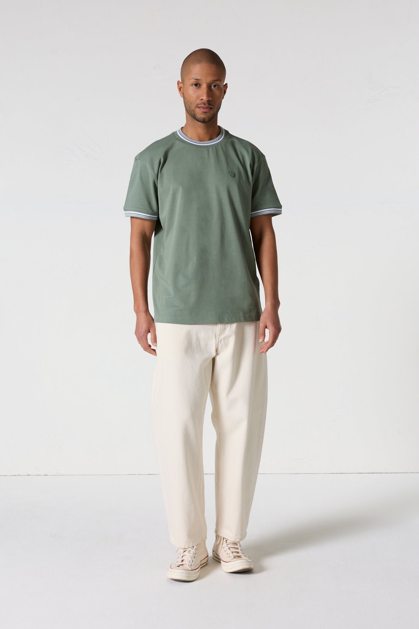 Round neck unisex T-shirt Ley JOTT Green