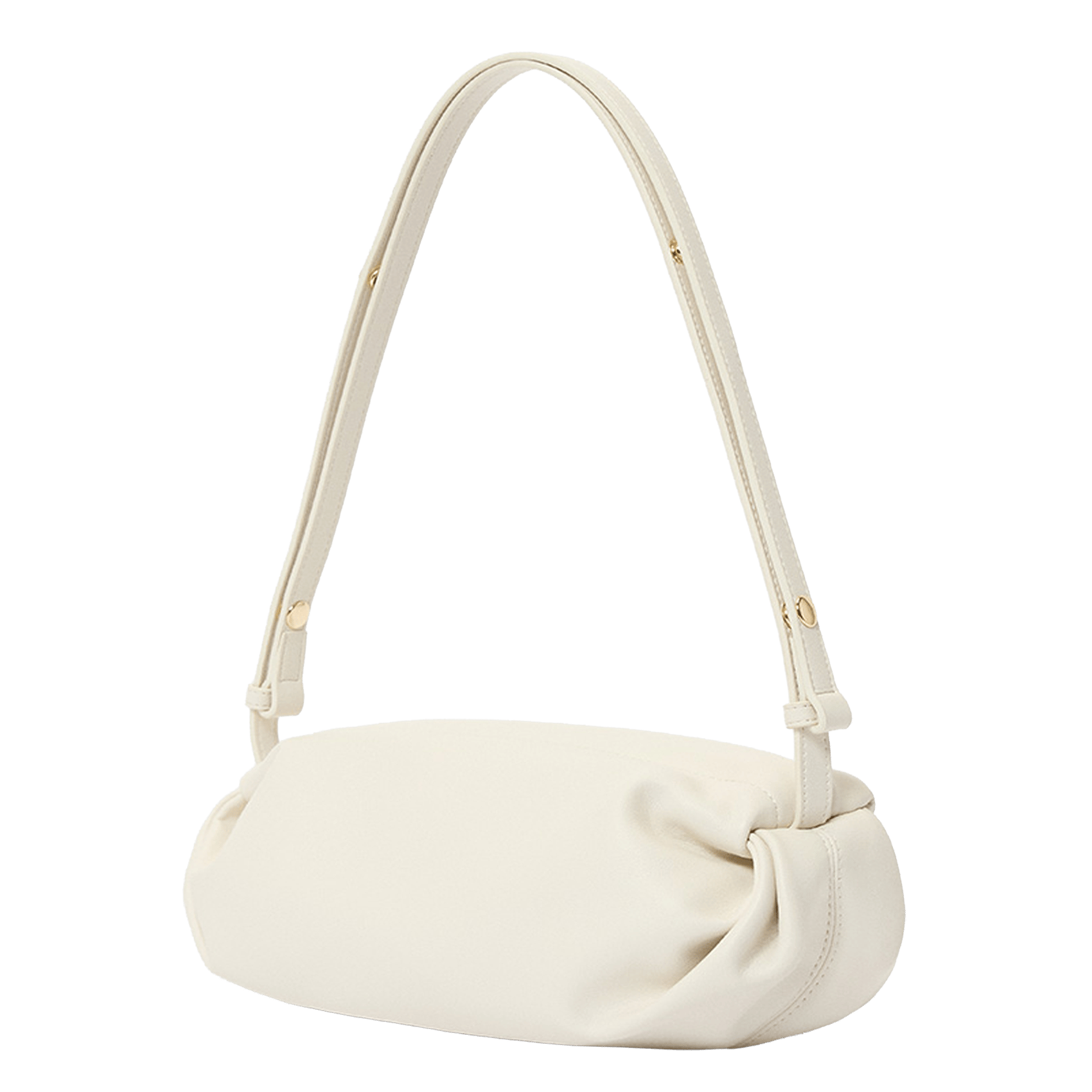Handtasche aus Leder SIMORRA Weiss