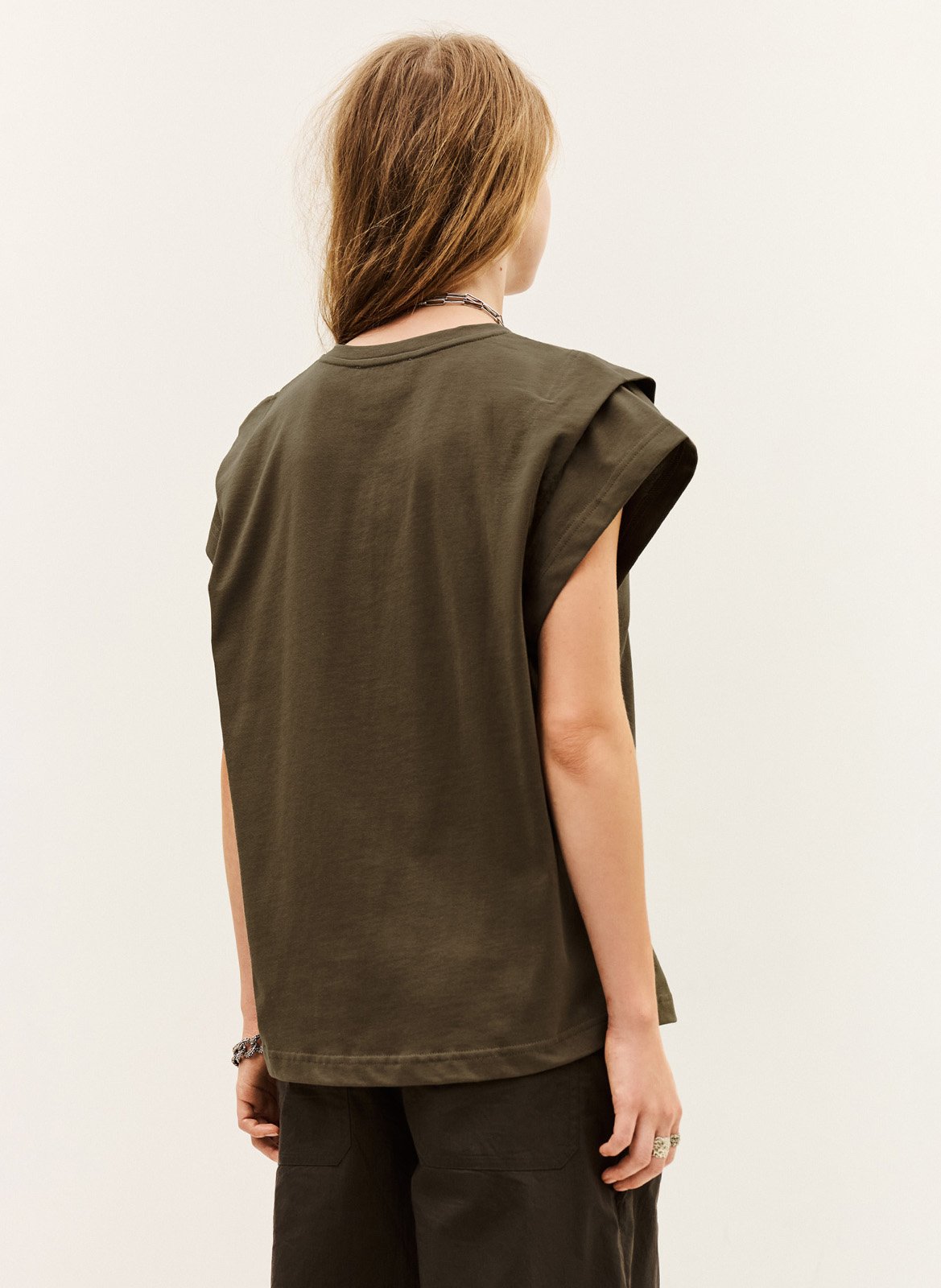 T-shirt met korte mouw BA&SH Bruin