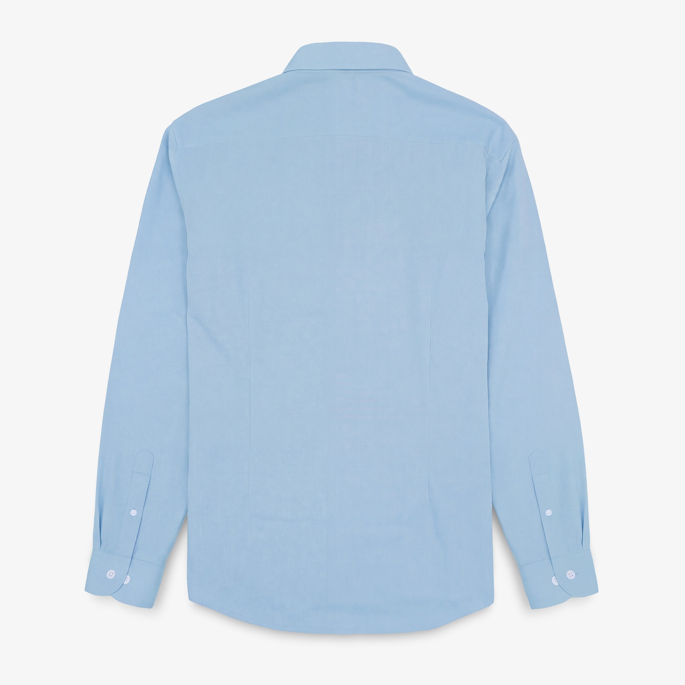 Chemise bleue à manches longues en coton SERGE BLANCO Bleu