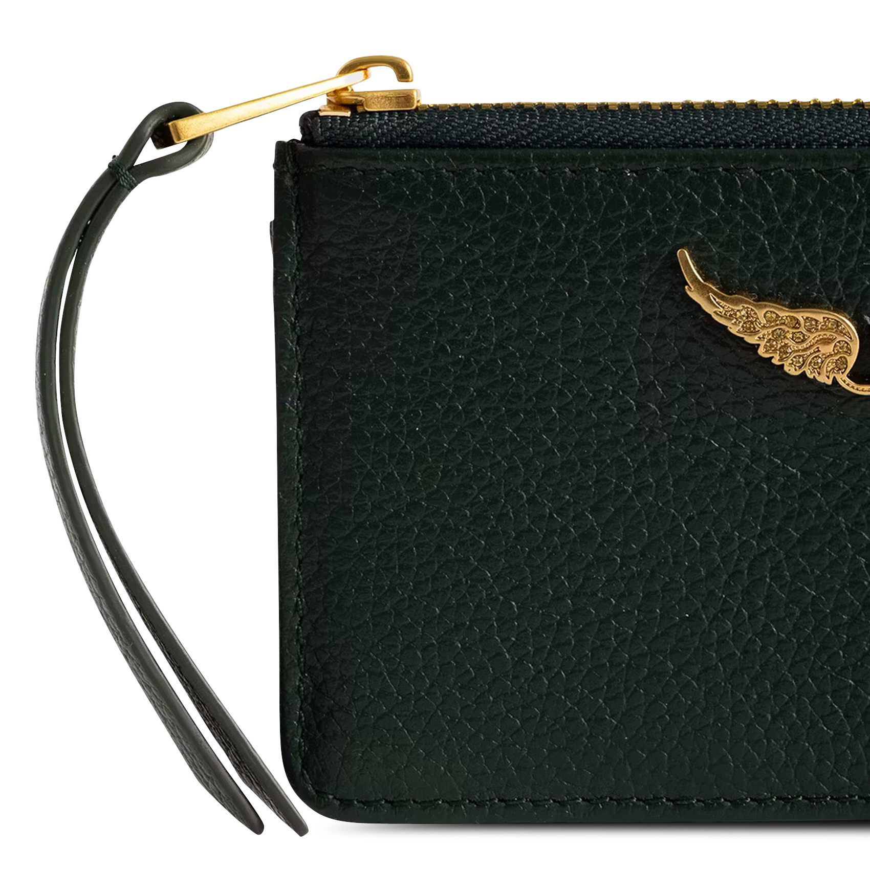 Kartenetui aus Leder | Grun ZADIG&VOLTAIRE Damen