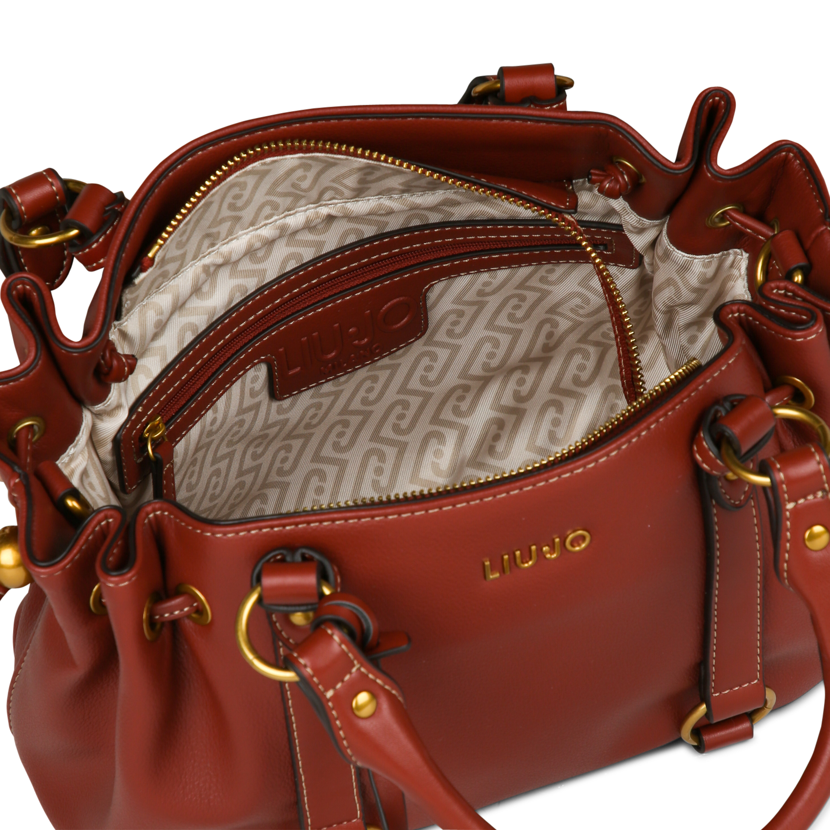 Sac bandoulière uni LIU JO Rouge
