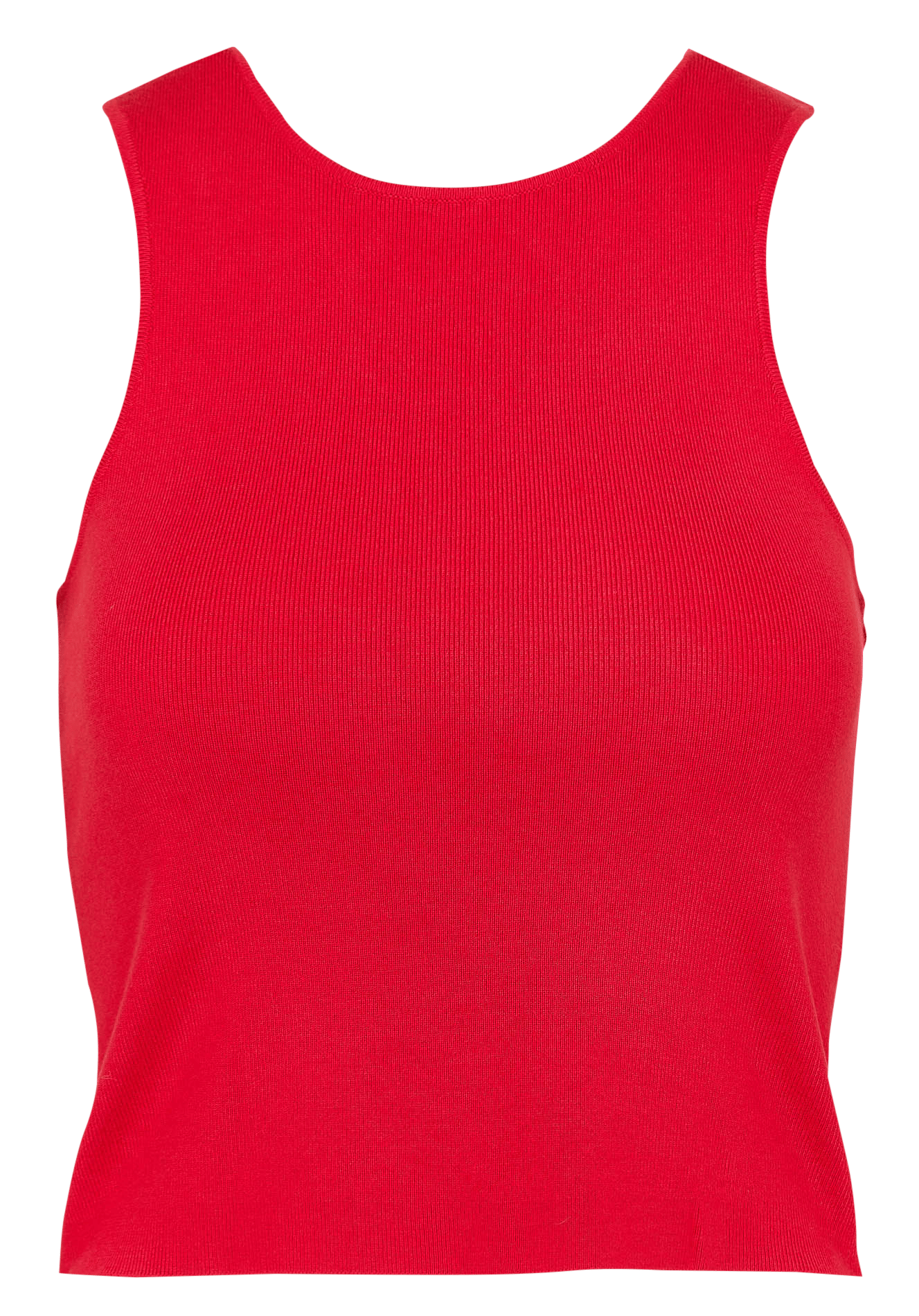 Figurbetontes Tanktop mit Rundhalsausschnitt und Rückenausschnitt KOOKAI Rot