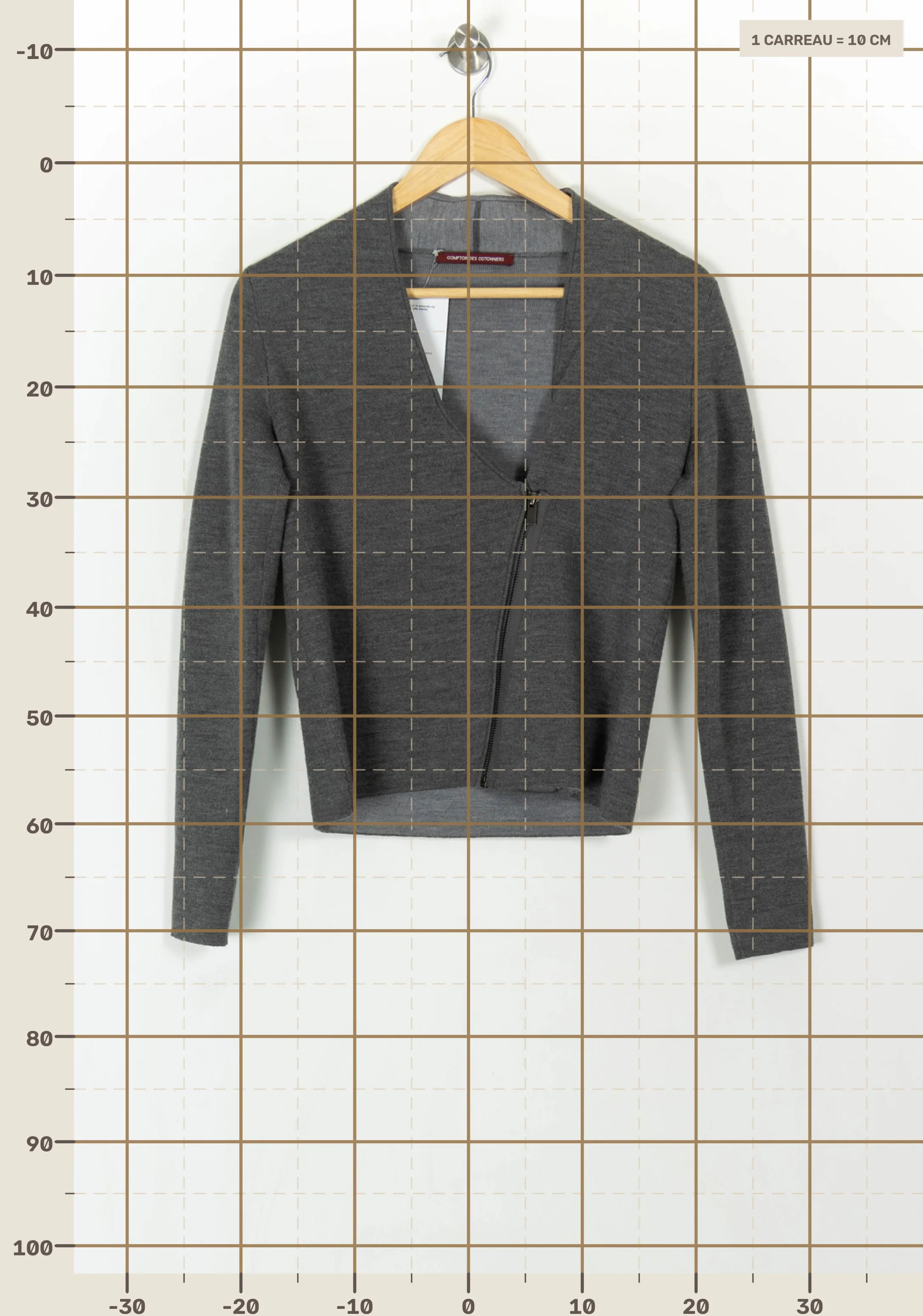 Cardigan COMPTOIR DES COTONNIERS - Seconde main Grey