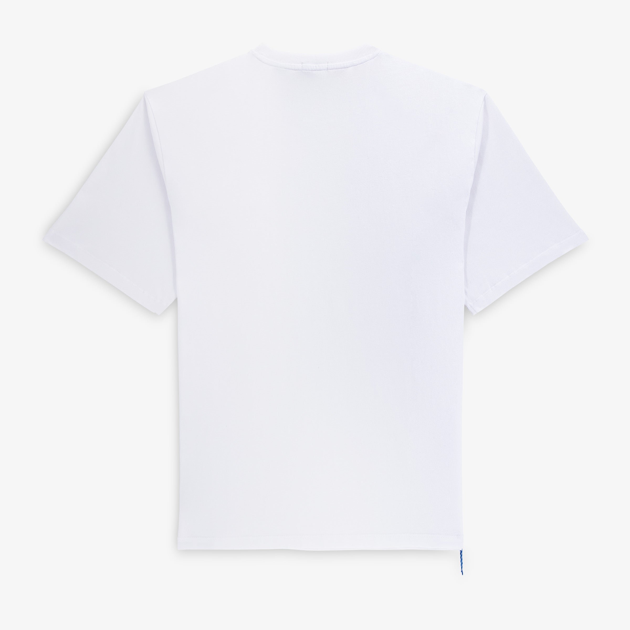 White cotton T-shirt with Section Paloise embroidery SERGE BLANCO White