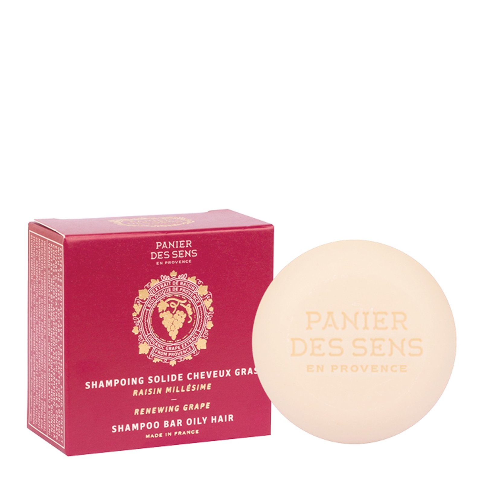 SOLID SHAMPOO FOR OILY HAIR | Renewing Grape PANIER DES SENS No color