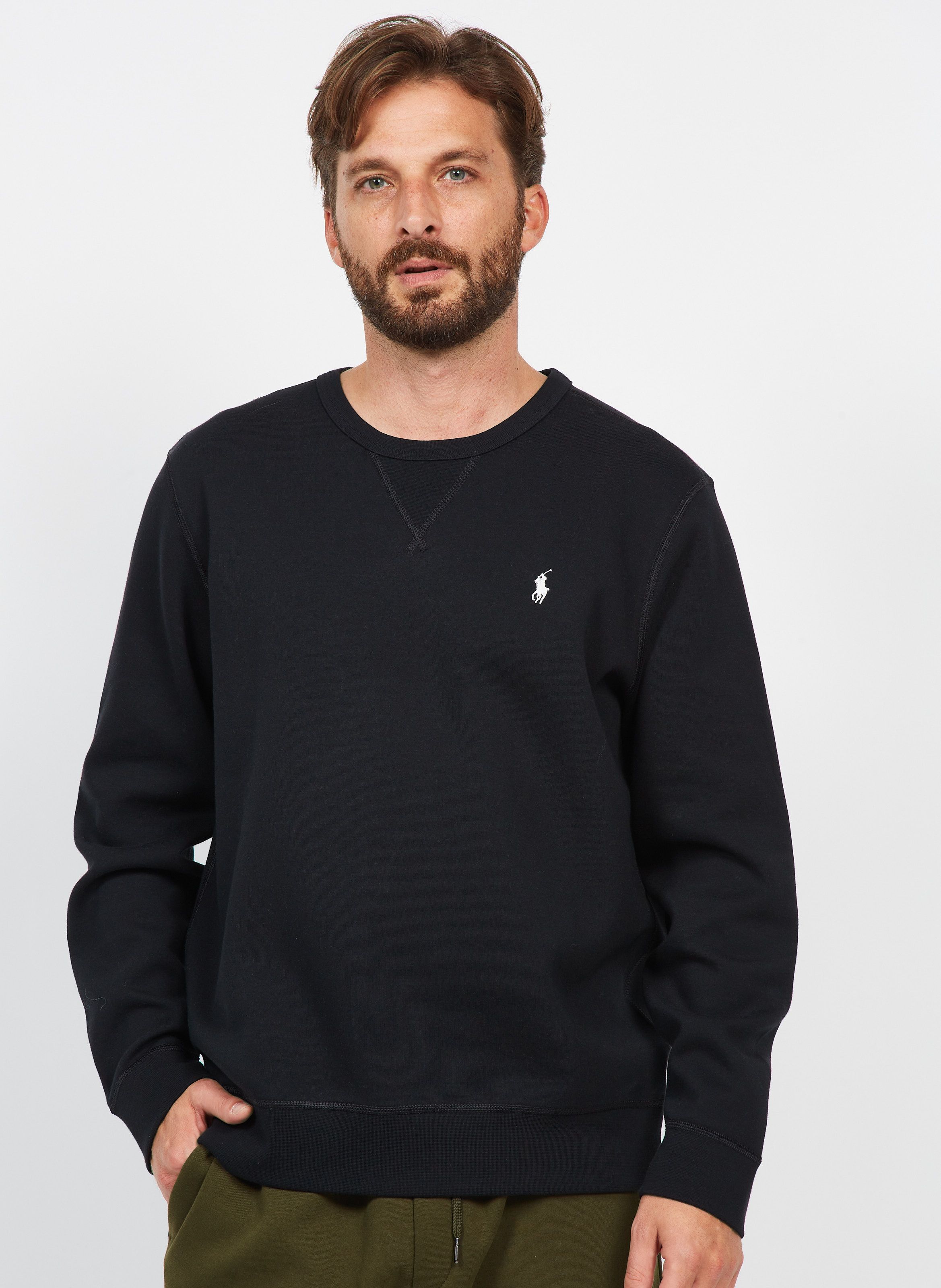 Black sweatshirt 2024 ralph lauren