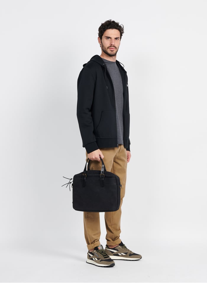 Polo Ralph Lauren Sweats à capuche Sweatshirt - molletonné en coton mélangé garçon noir Polo Ralph Lauren Sweats à capuche Sweatshirt - molletonné en coton mélangé garçon noir