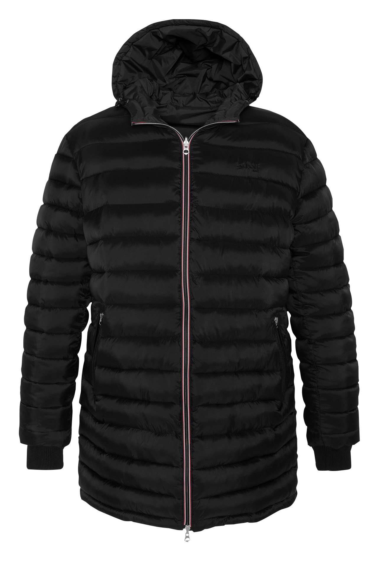 Doudoune réversible à capuche SCHOTT Noir