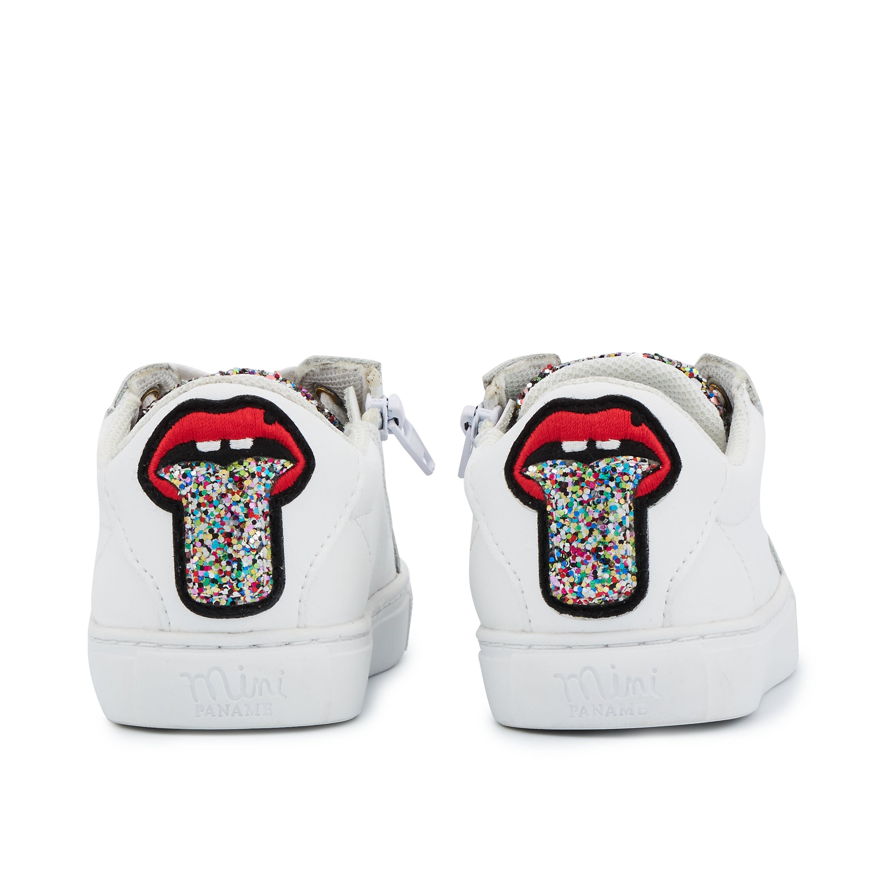 Leather sneakers BONS BAISERS PARIS White