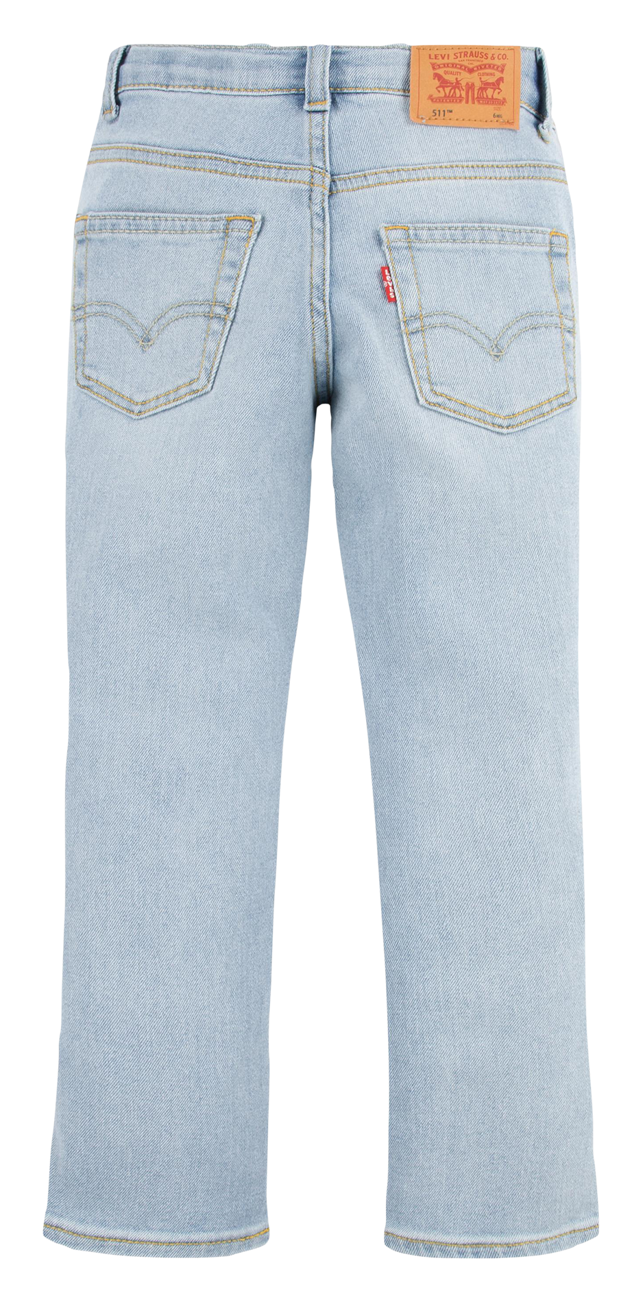 Straight-leg cotton-blend jeans LEVI'S KIDS Blue