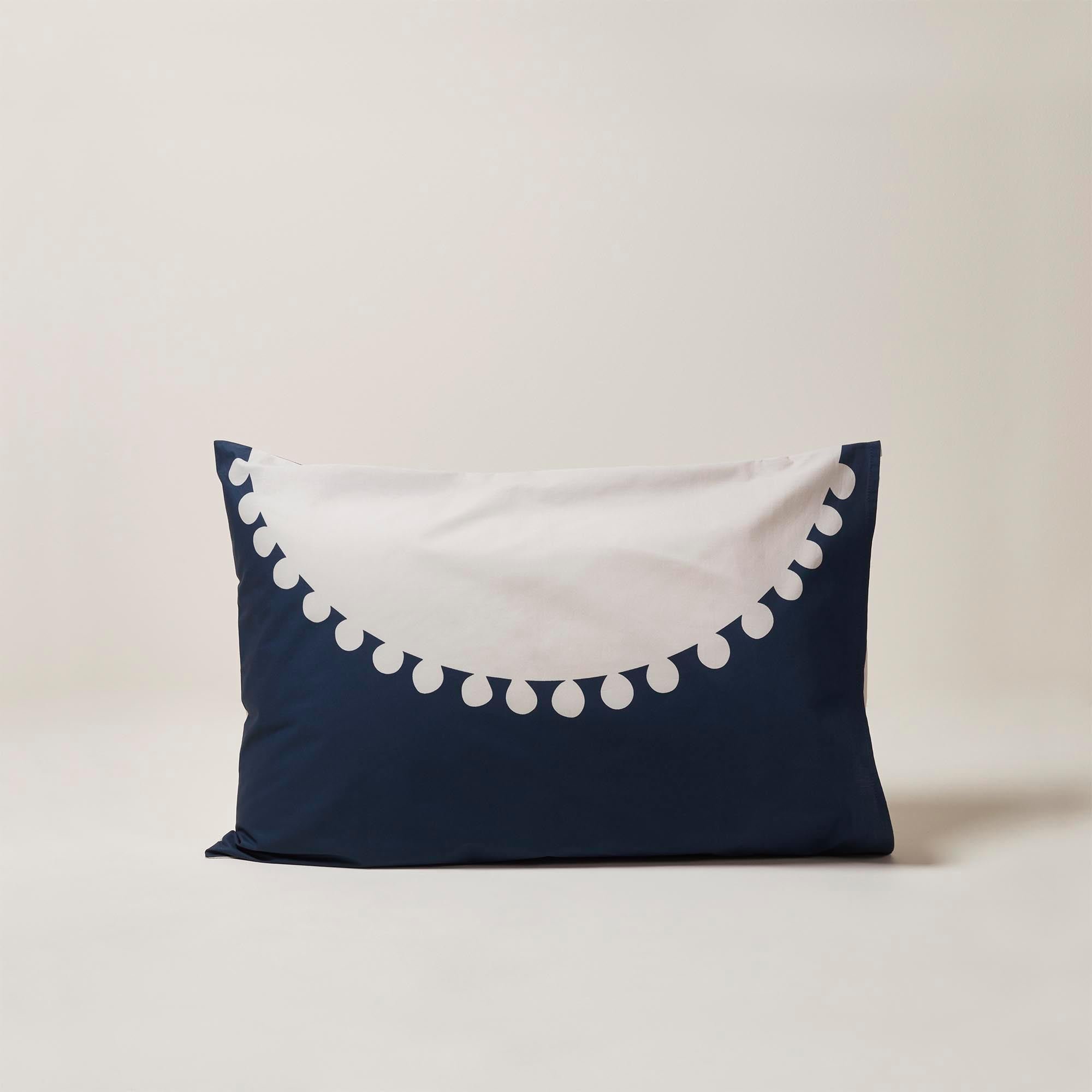LOU - Set of 2 cotton pillowcases MADURA Blue