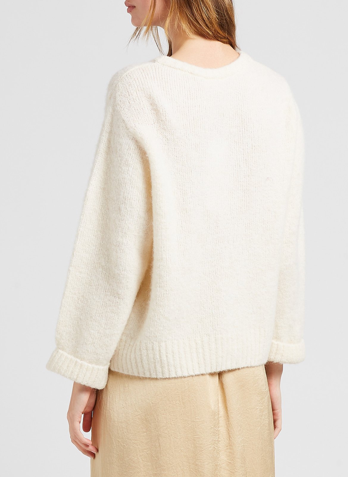 Gilet col V ample  AMERICAN VINTAGE Beige