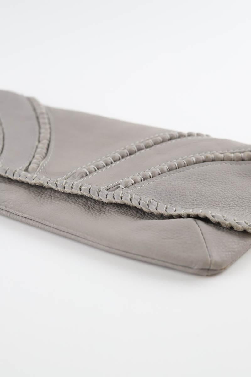 Leather bag ANTIK BATIK - Seconde Main Grey