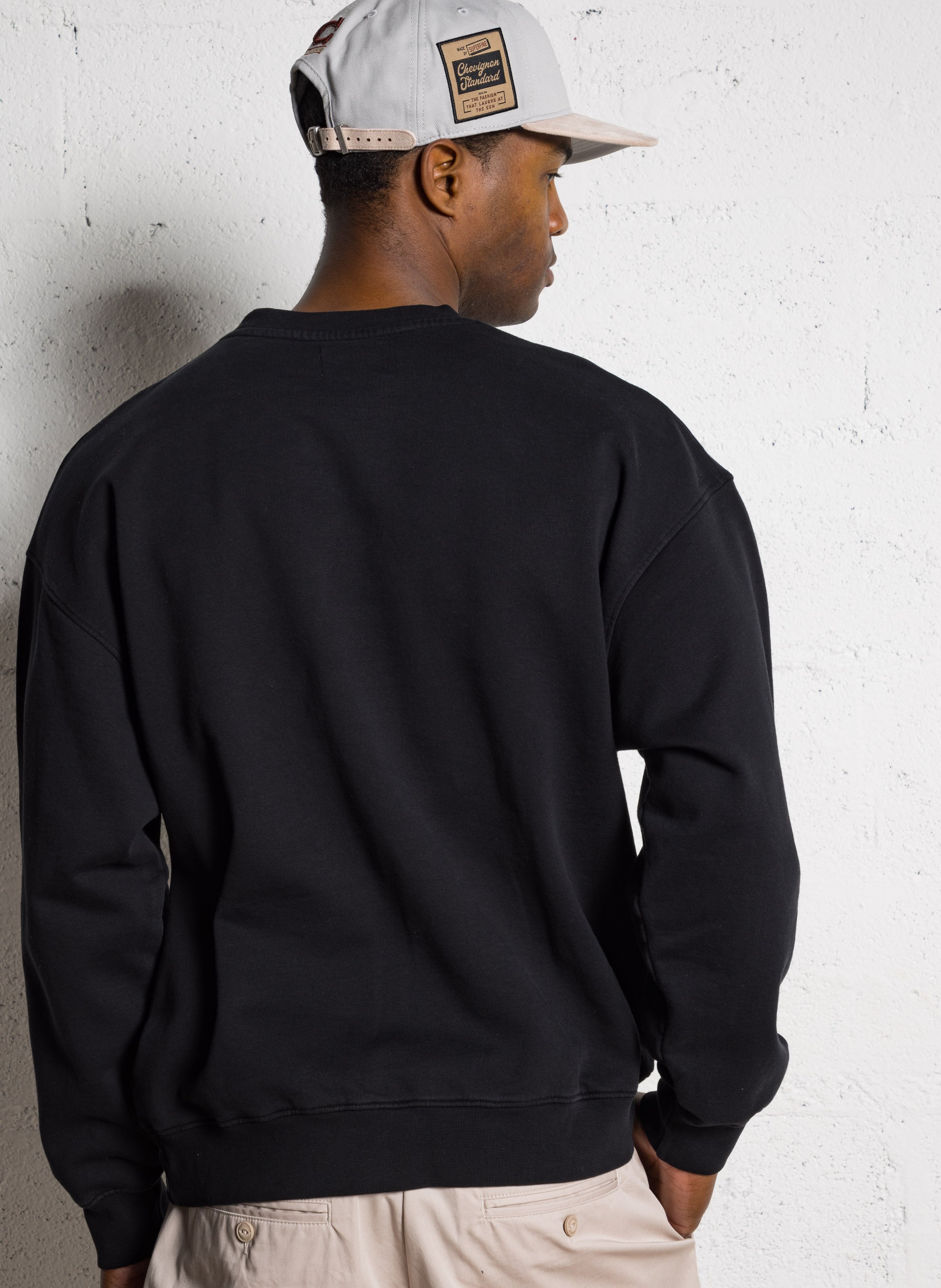 SWEATSHIRT COLORFUL STANDARD Schwarz