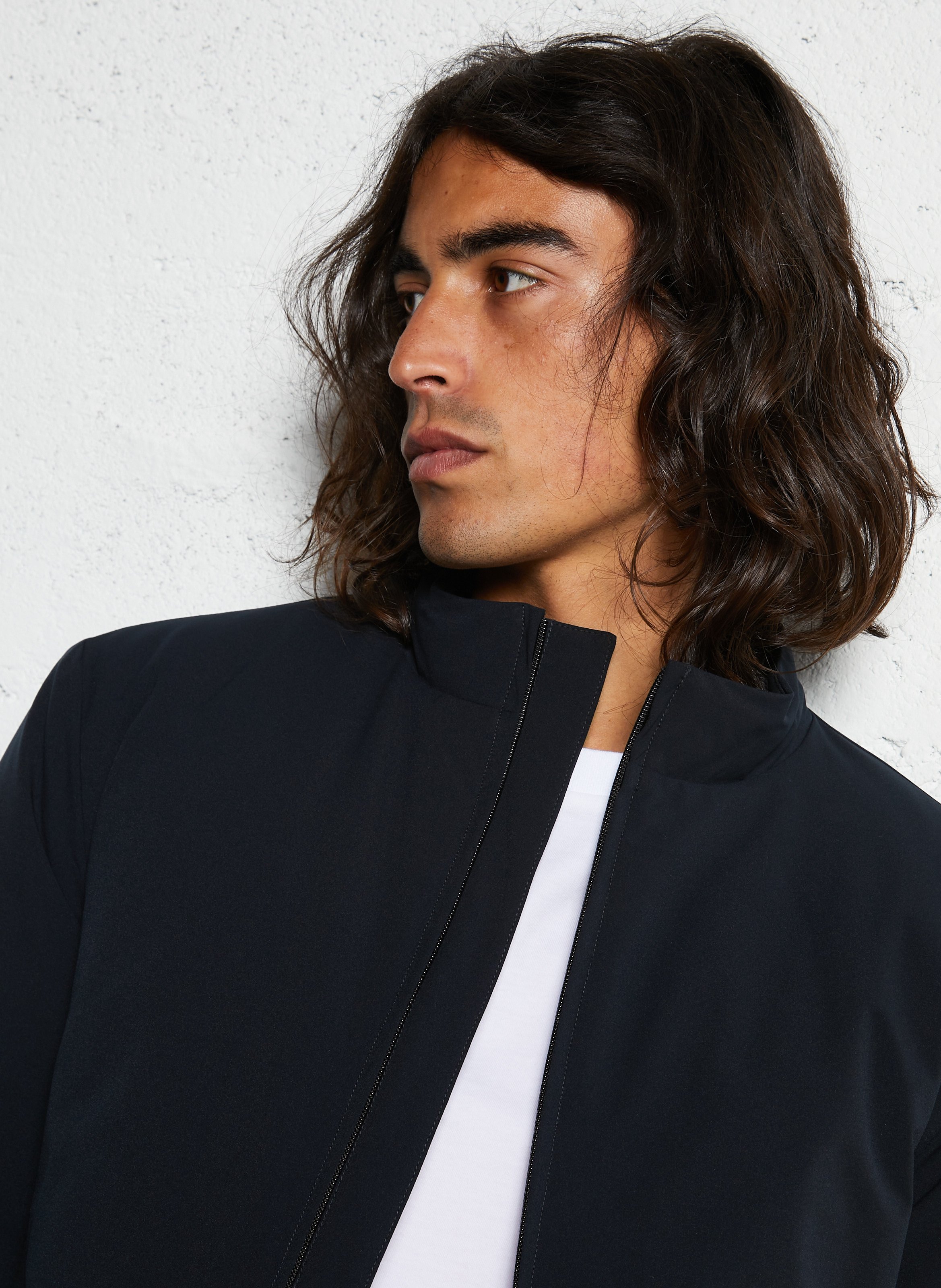 Unterjacke mit Stehkragen Blau