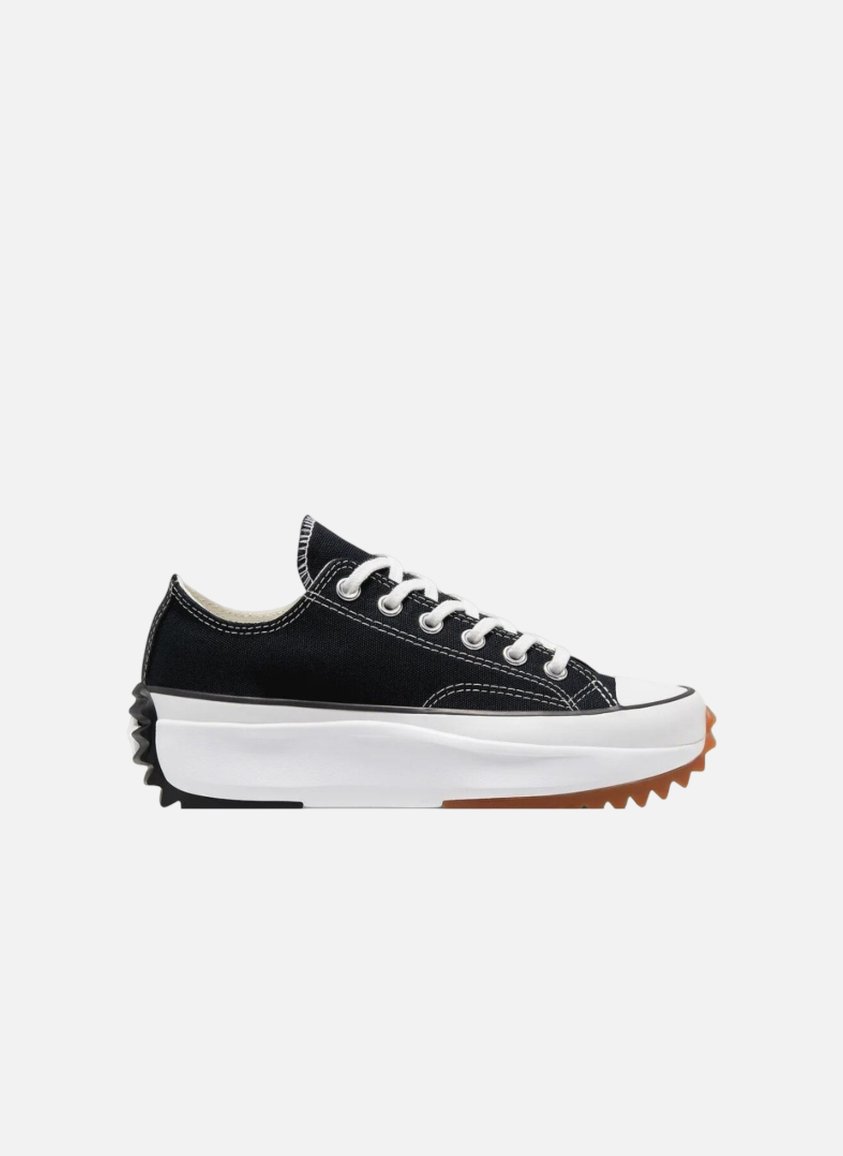 Baskets run star hike low black gum CONVERSE White