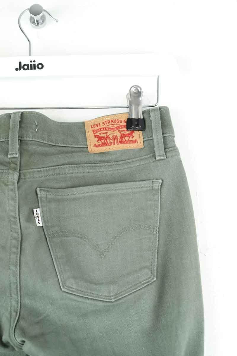 Skinny jeans 710 in cotton LEVI'S - Seconde main Khaki
