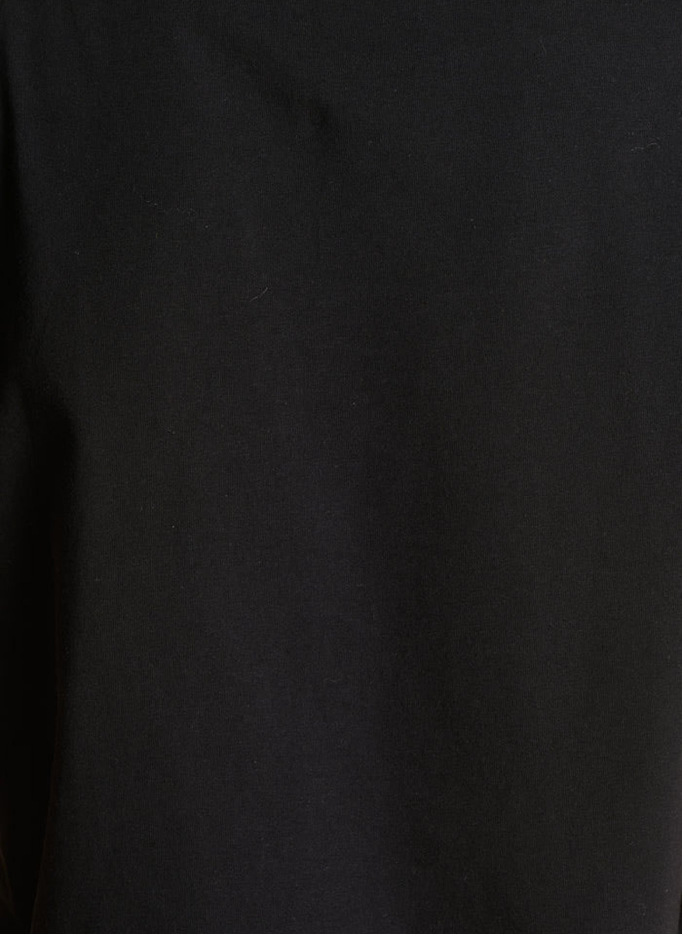 Tee-shirt droit en coton bio LA FEE MARABOUTEE Noir