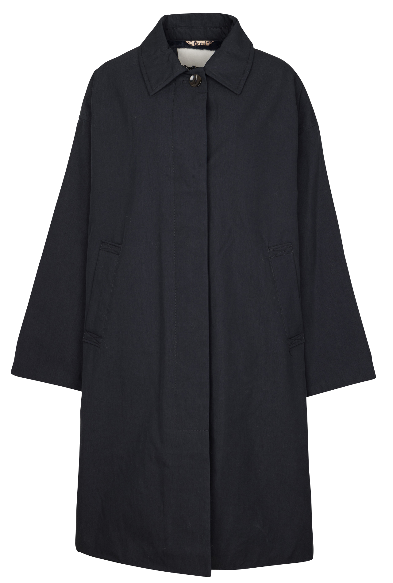 Trench oversize en coton mélangé BELLEROSE Bleu