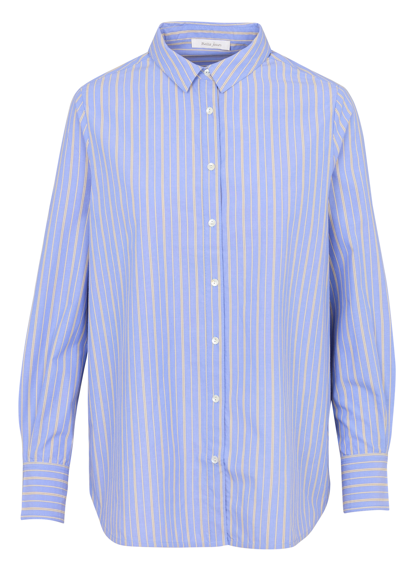 Capri plain oversized shirt BELLA JONES Blue