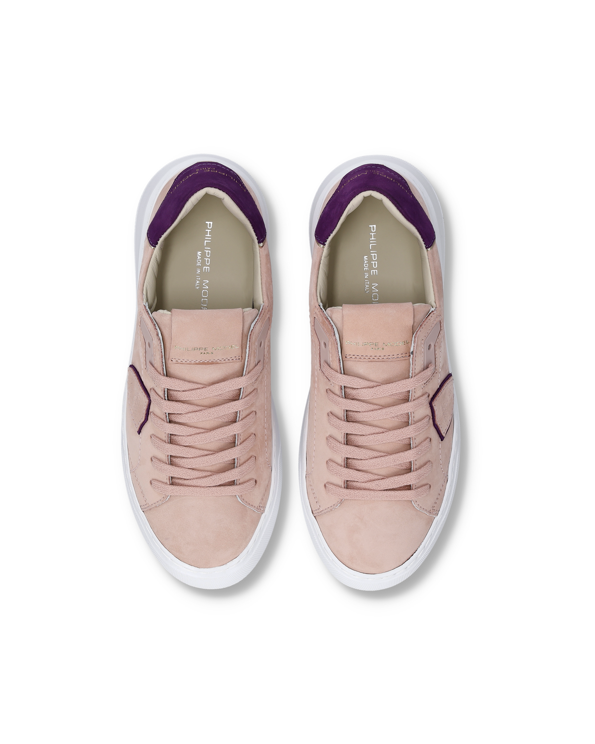 Tennis Temple Sneakers. PHILIPPE MODEL Purple