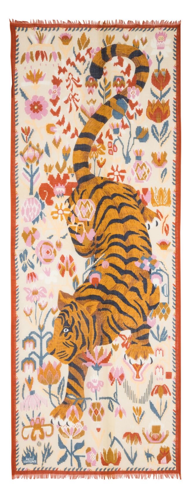 Floaty wool scarf INOUI EDITIONS Beige