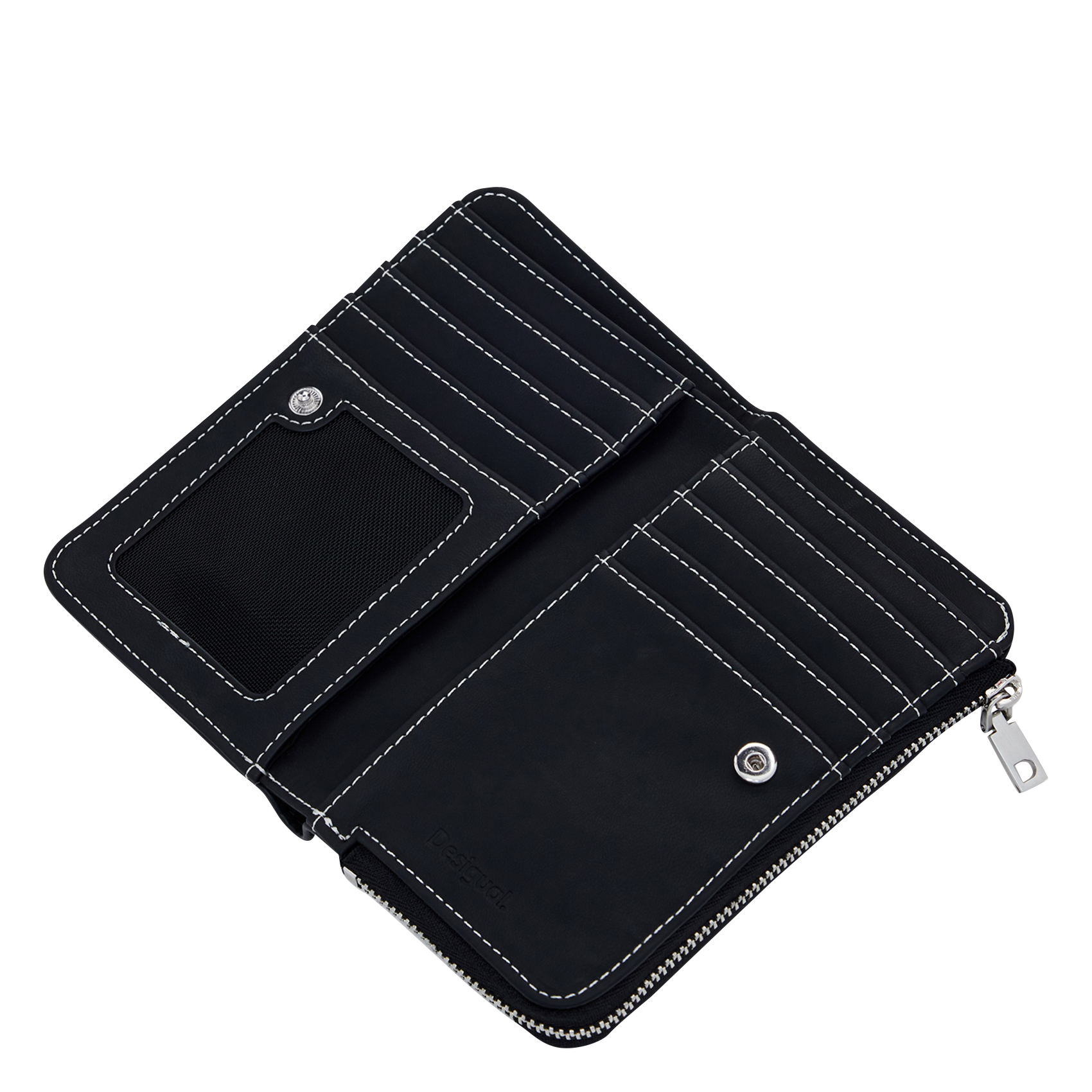 Portefeuille graffiti effet cuir DESIGUAL Noir